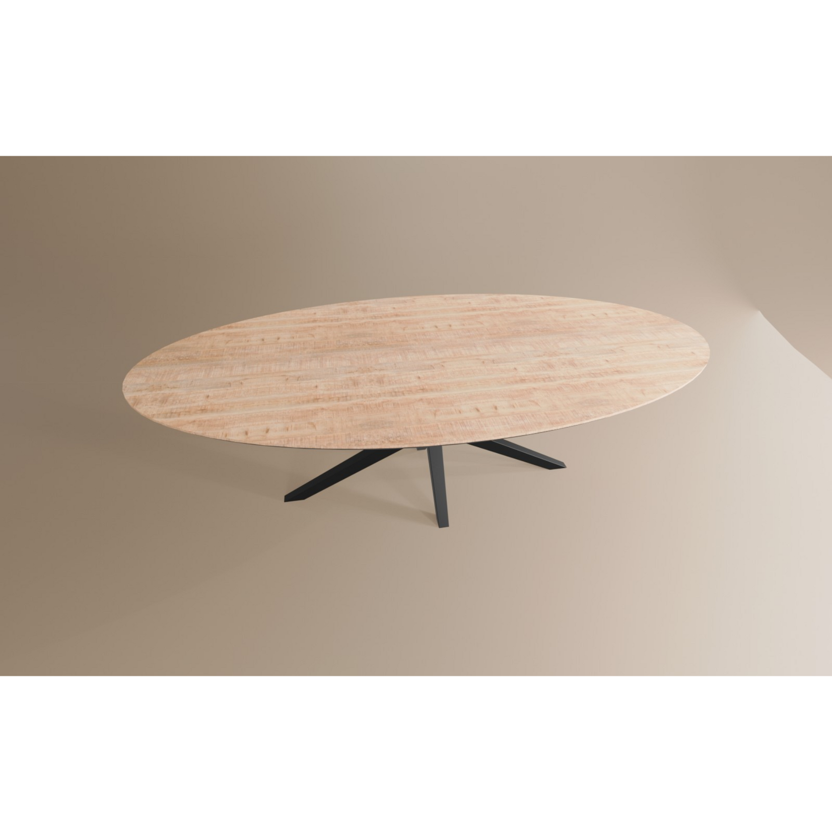 Eettafel Ovaal Lamulux 250 x 128 x 77