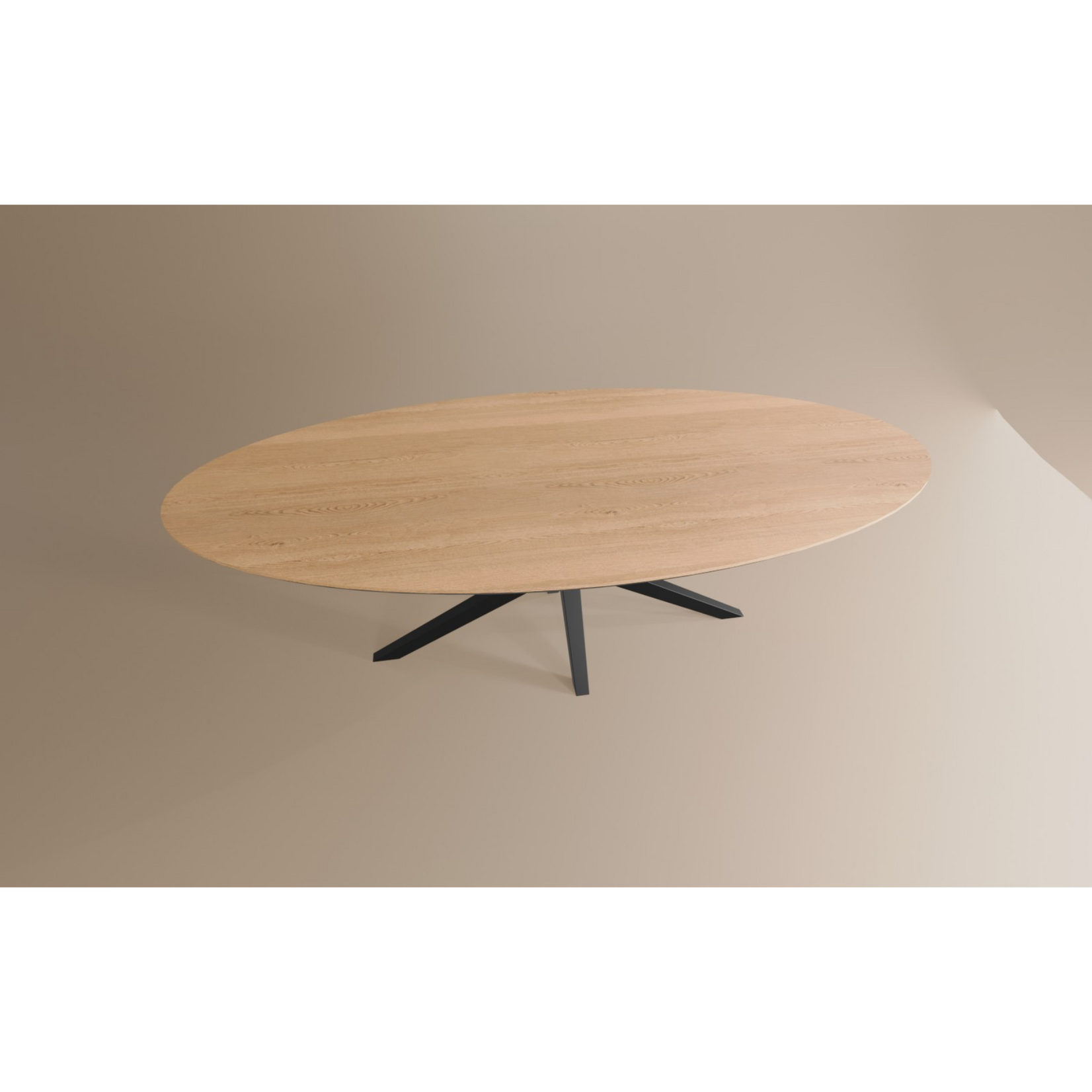 Eettafel Ovaal Lamulux 250 x 128 x 77