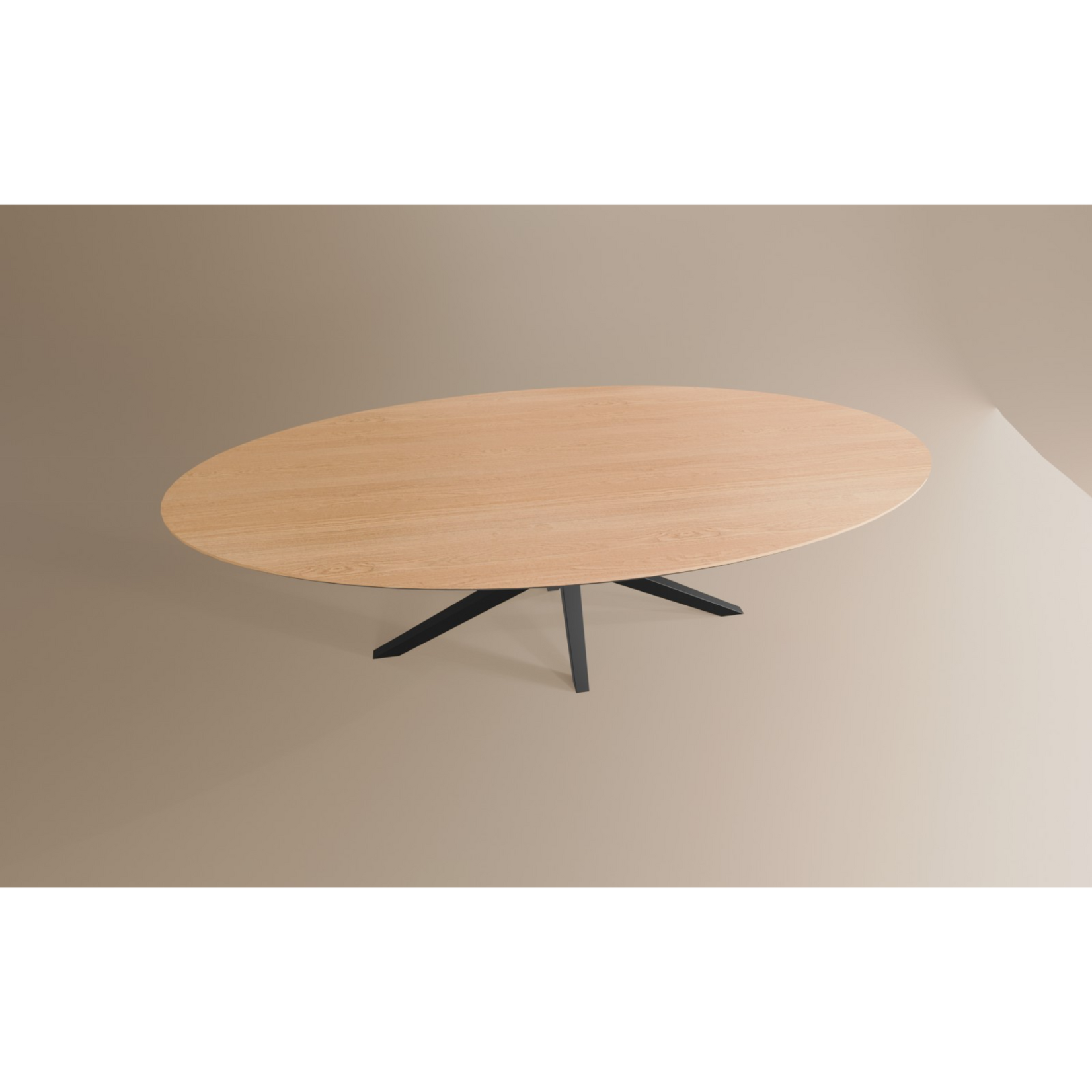 Eettafel Ovaal Lamulux 250 x 128 x 77