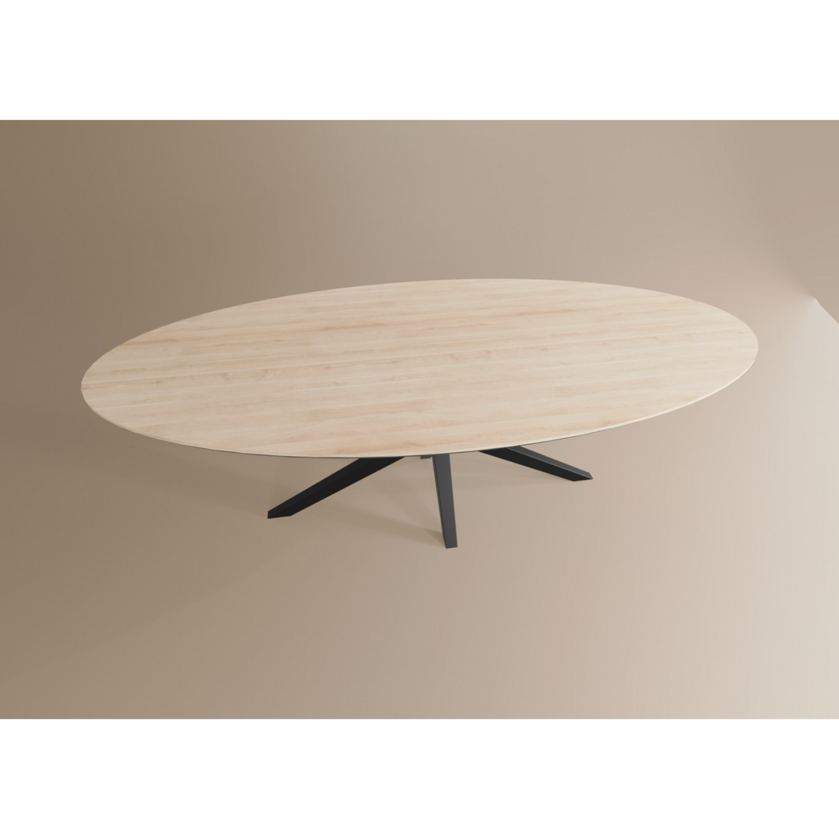 Eettafel Ovaal Lamulux 250 x 128 x 77