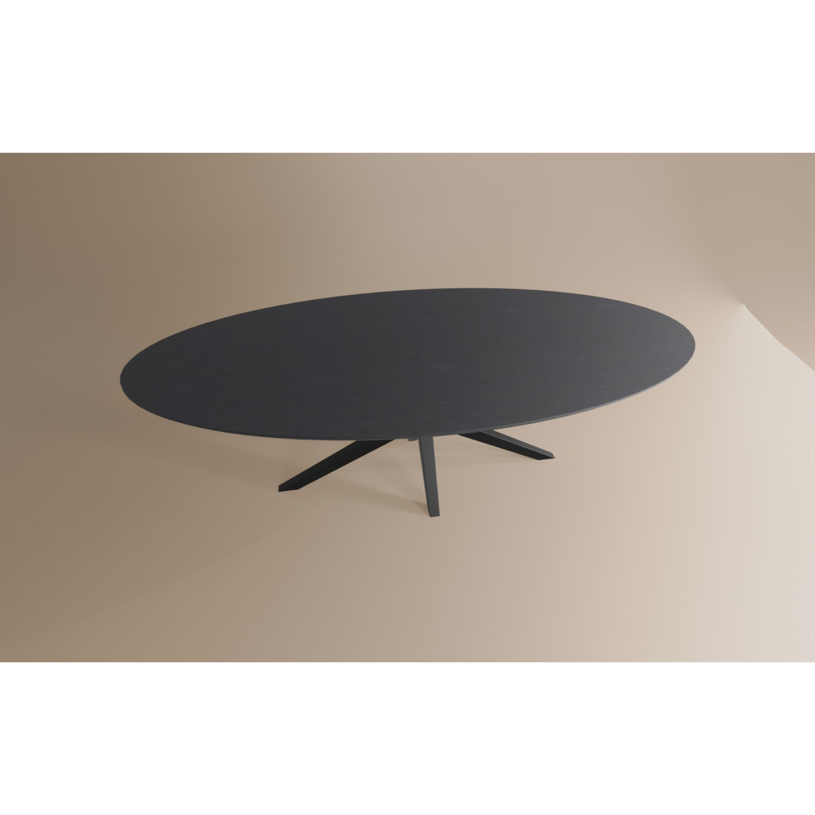 Eettafel Ovaal Lamulux 250 x 128 x 77
