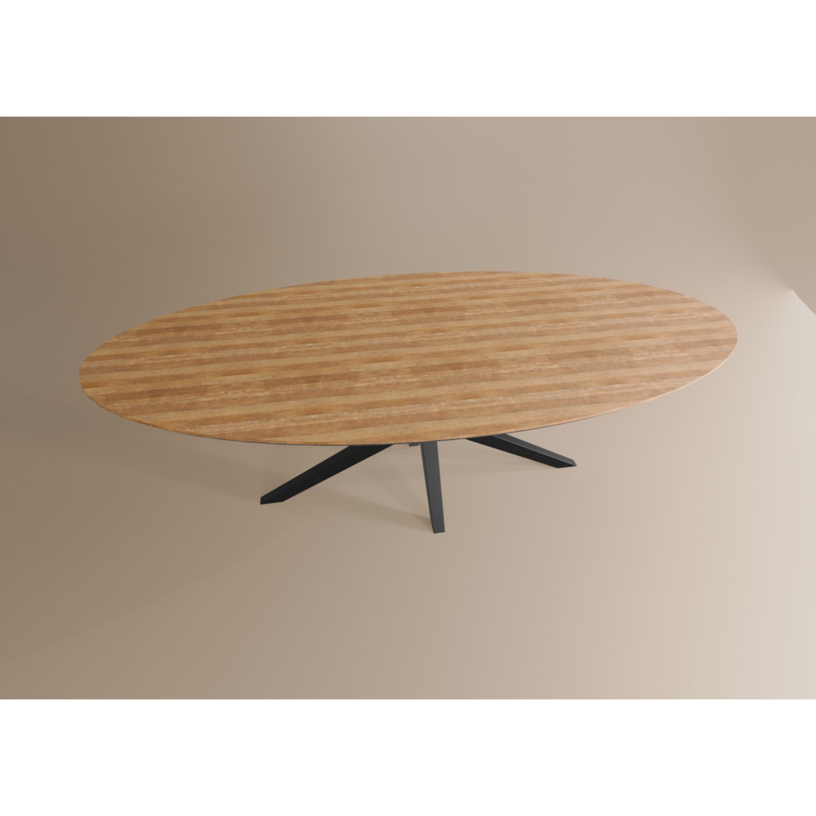 Eettafel Ovaal Lamulux 250 x 128 x 77