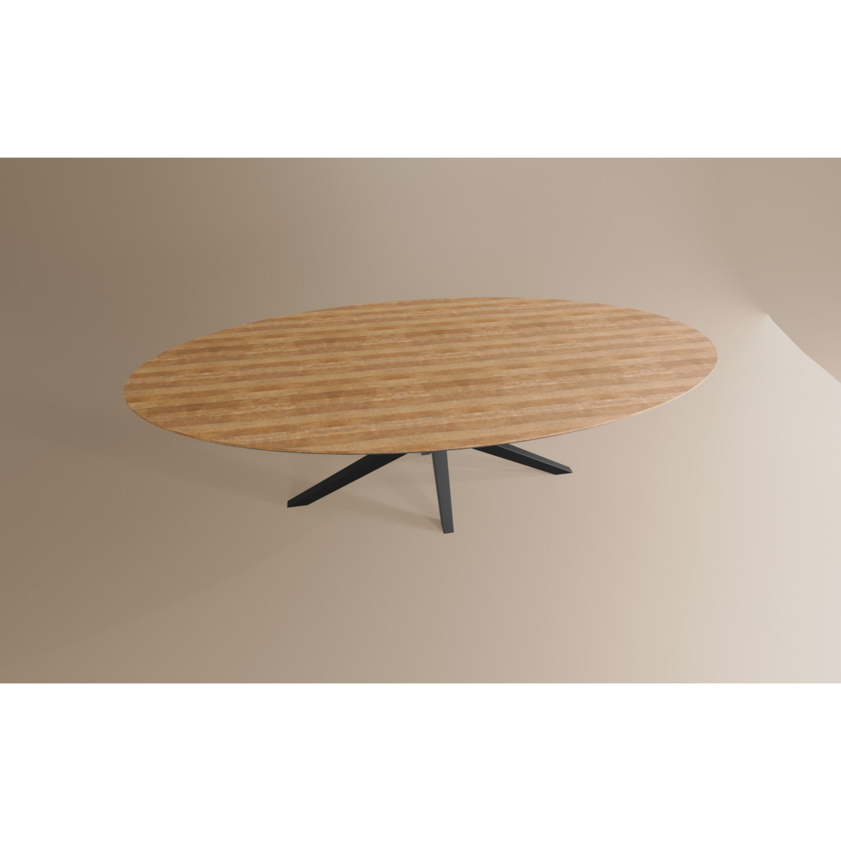 Eettafel Ovaal Lamulux 250 x 128 x 77