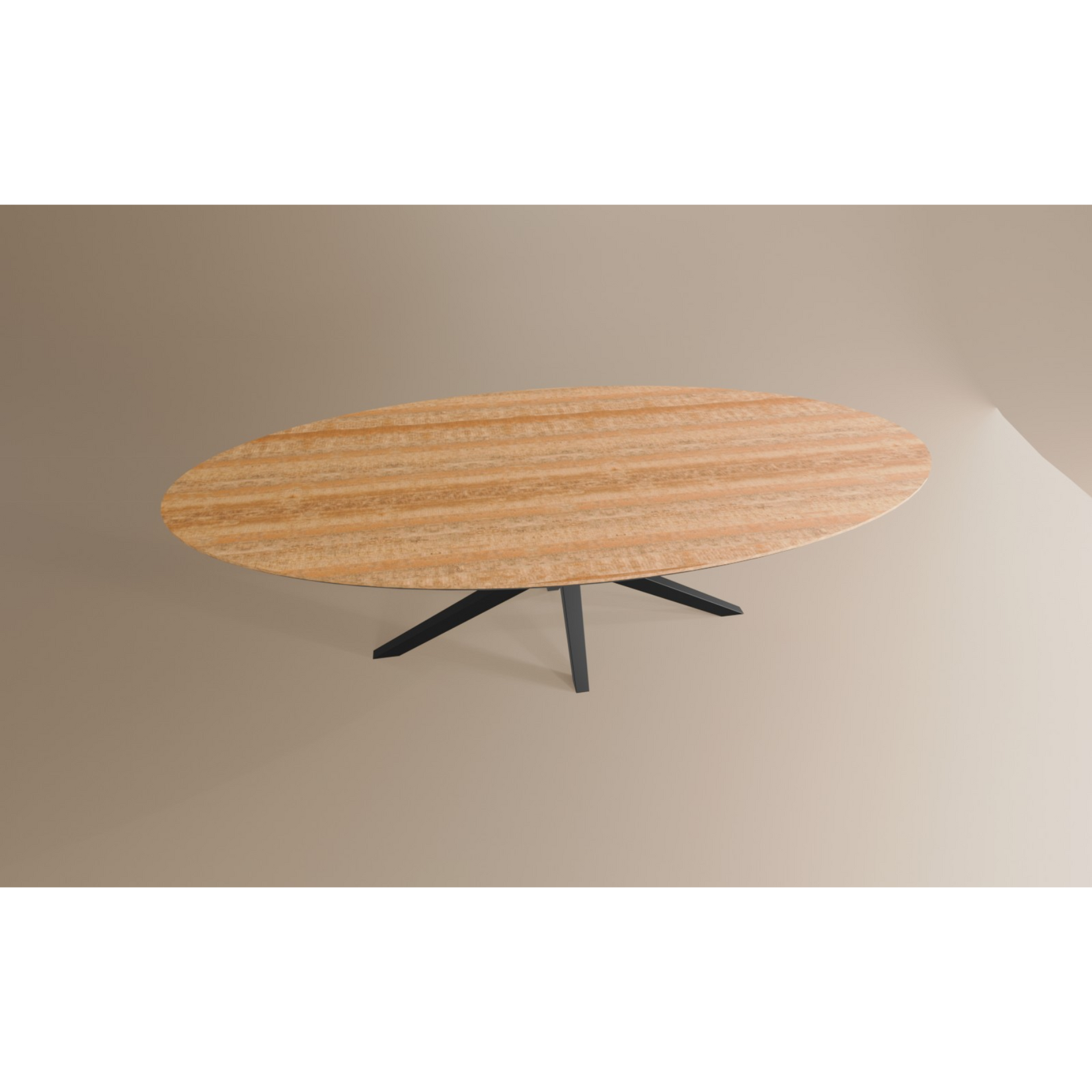 Eettafel Ovaal Lamulux 250 x 128 x 77