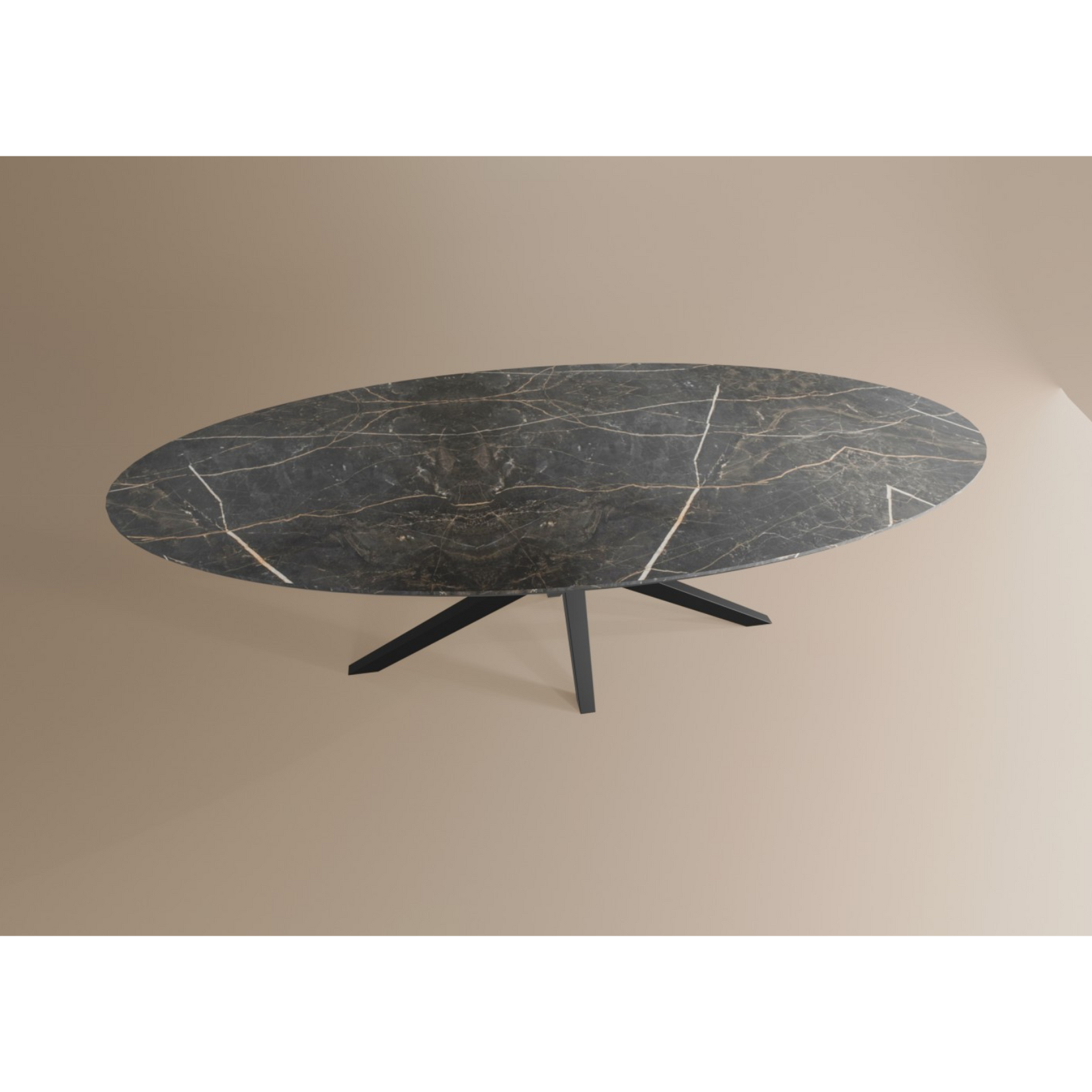 Eettafel Ovaal Lamulux 250 x 128 x 77