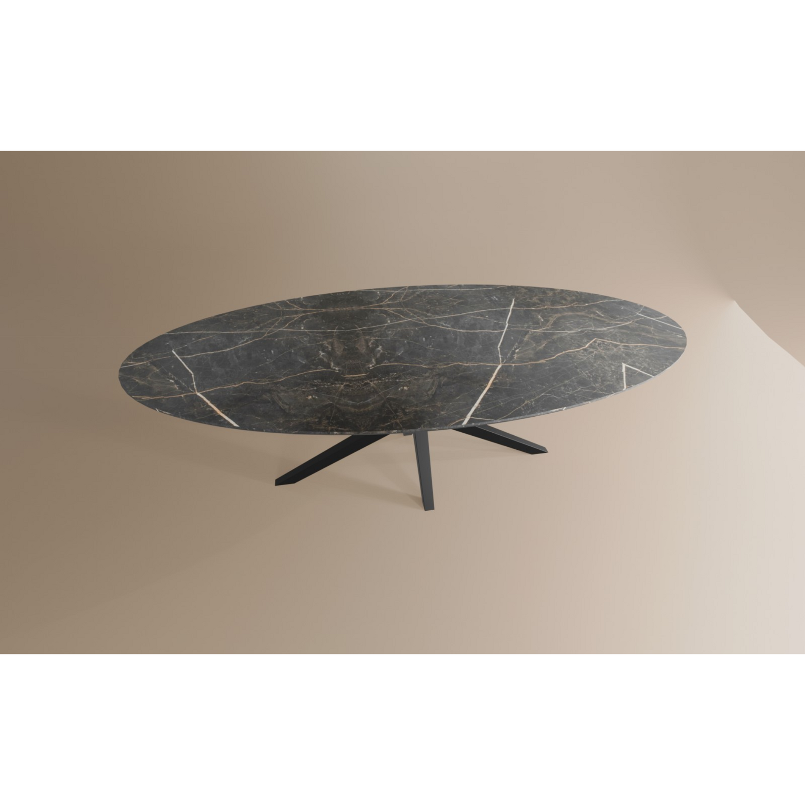 Eettafel Ovaal Lamulux 250 x 128 x 77
