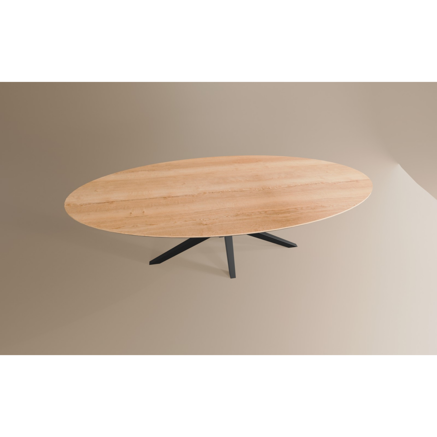 Eettafel Ovaal Lamulux 250 x 128 x 77