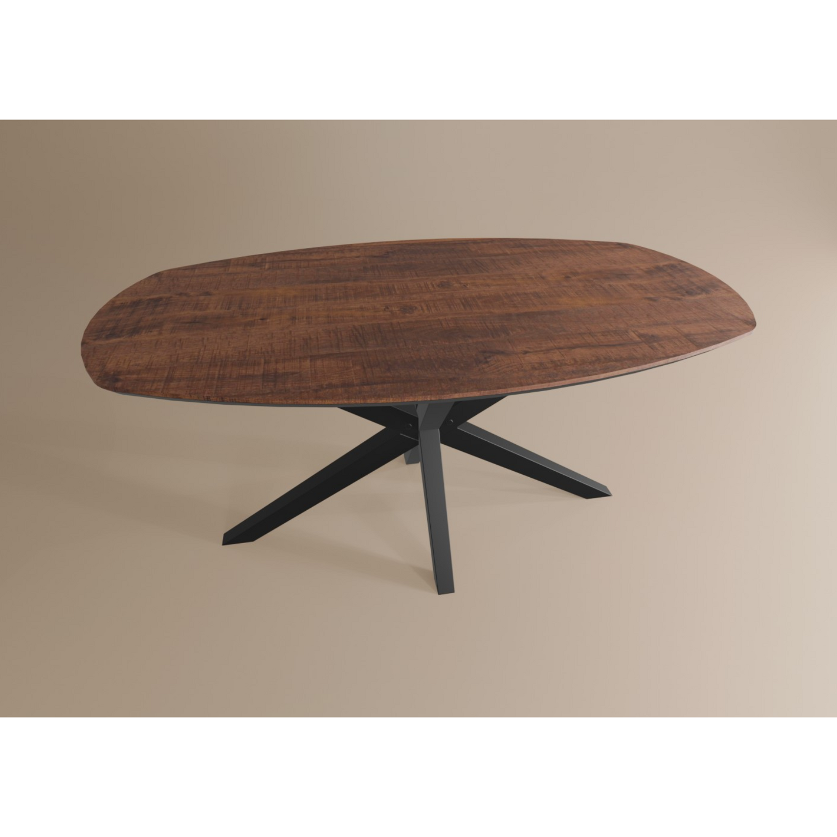 Salontafel Deens Ovaal Lamulux 135 x 67 x 42