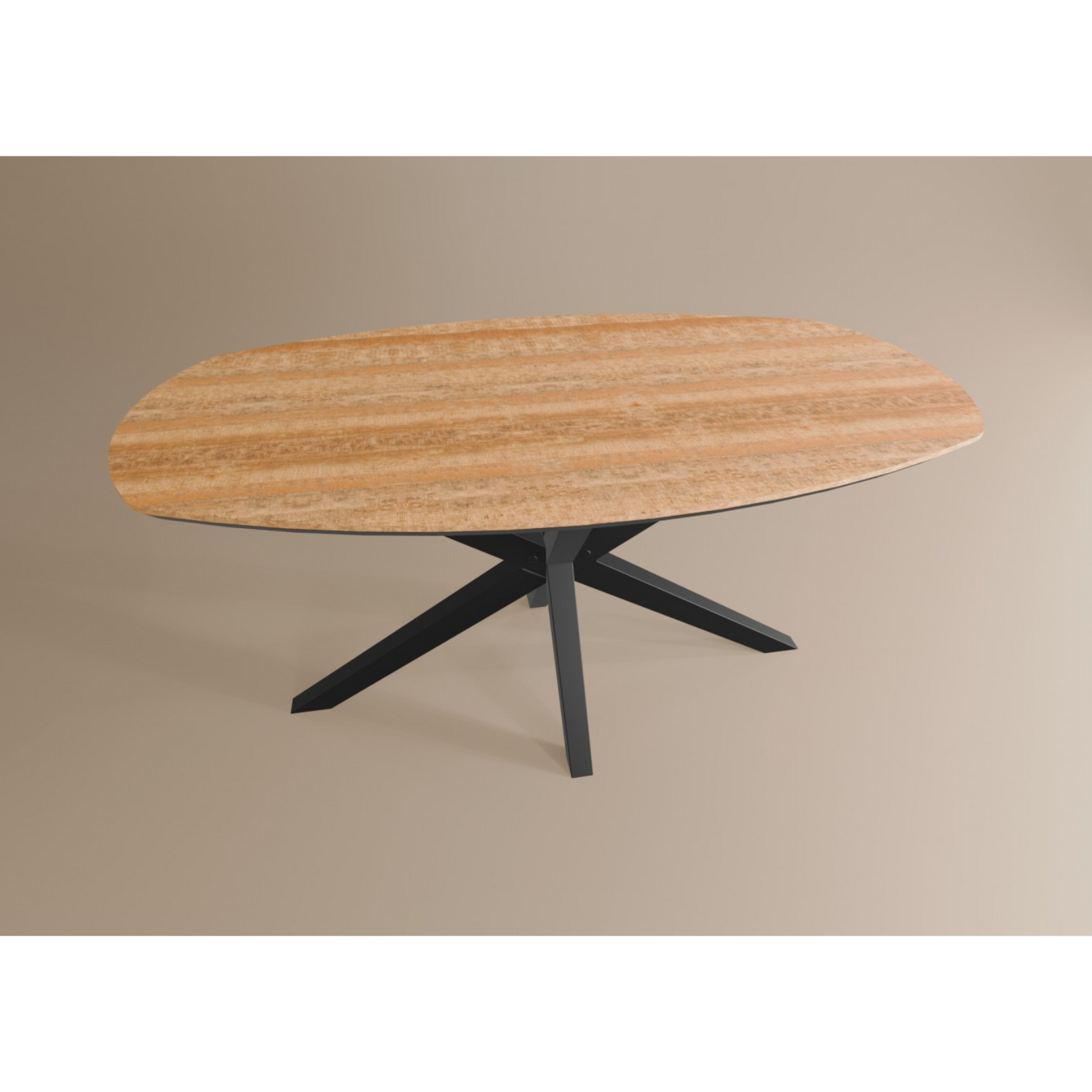 Salontafel Deens Ovaal Lamulux 135 x 67 x 42