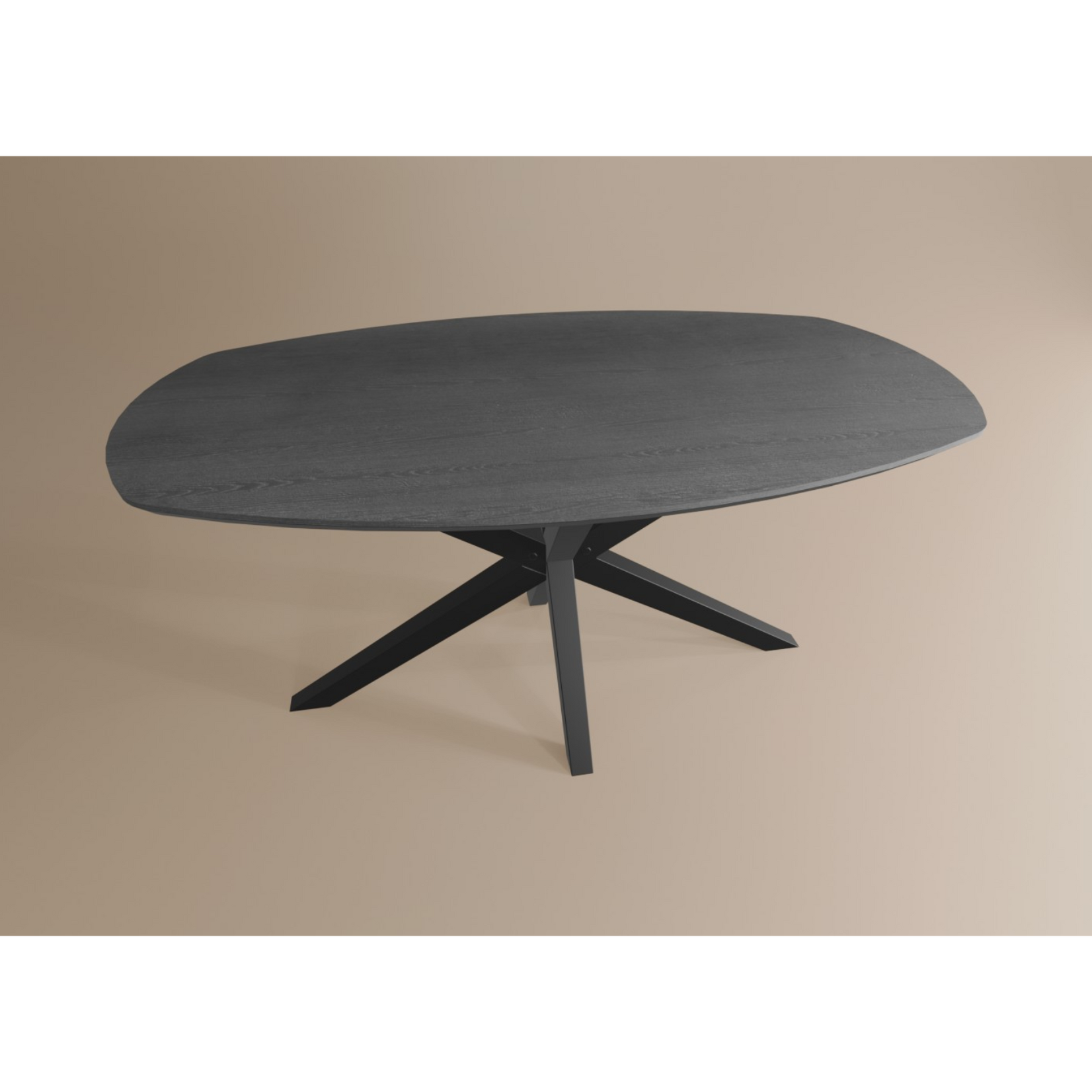 Salontafel Deens Ovaal Lamulux 135 x 67 x 42