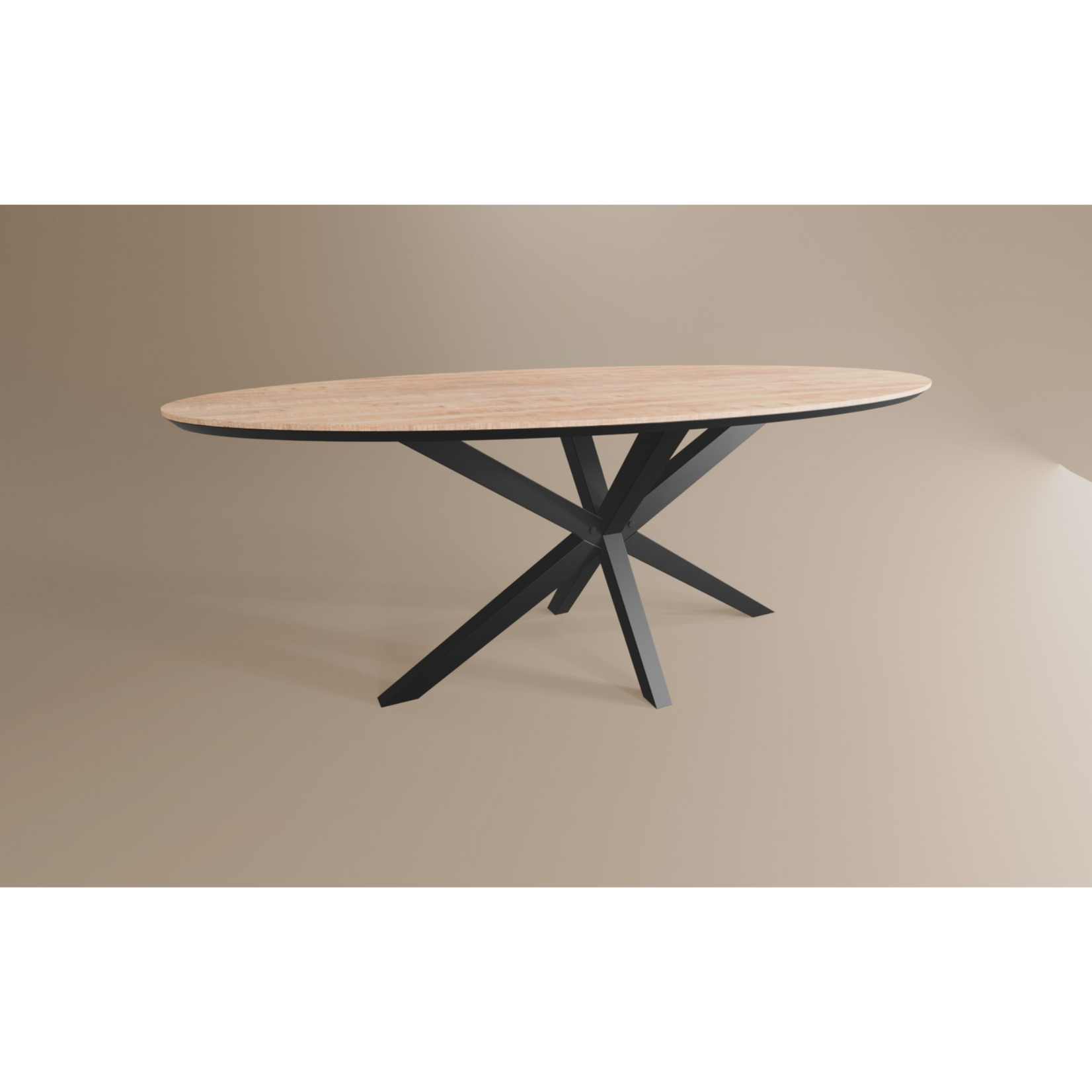 Salontafel Ovaal Lamulux 135 x 67 x 42