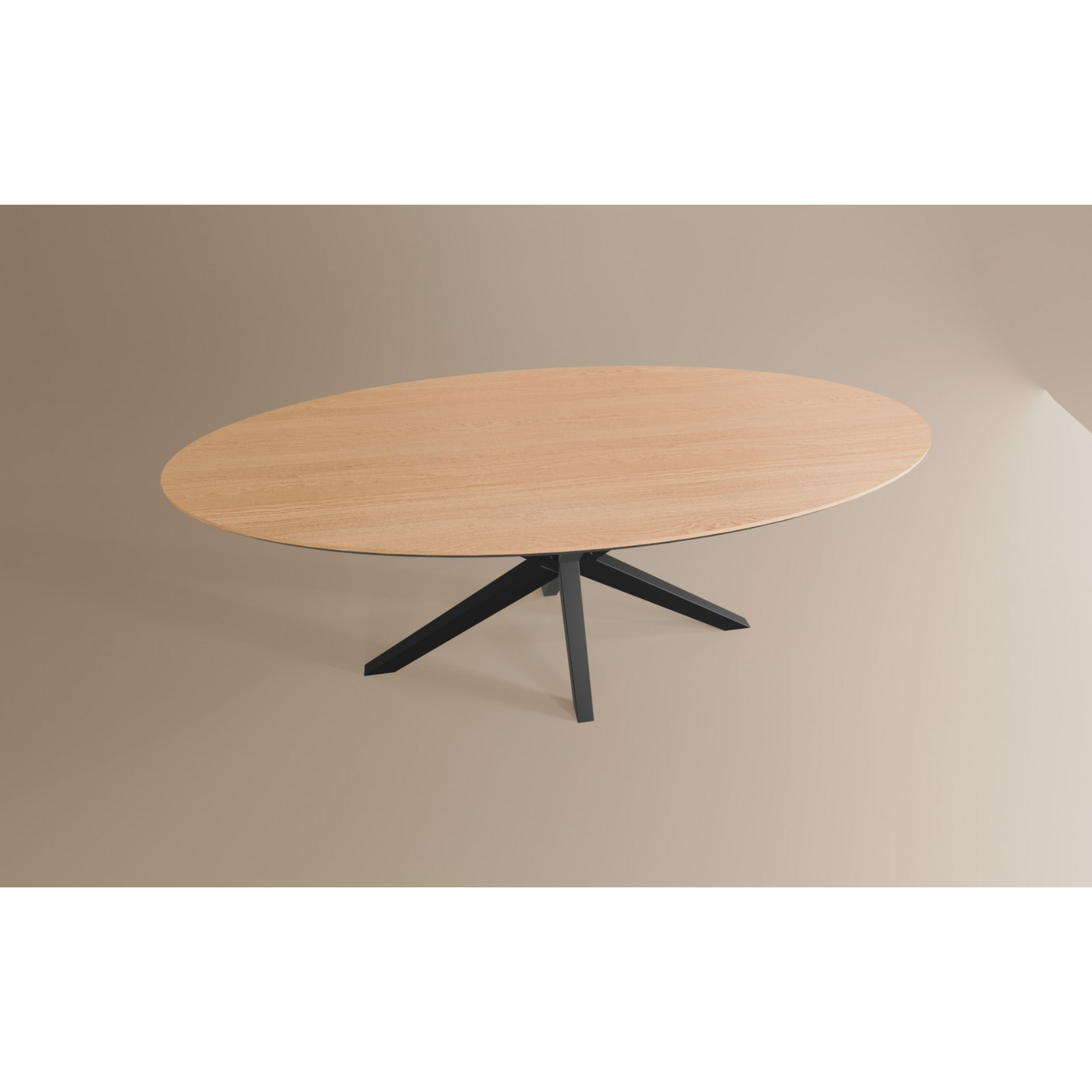 Salontafel Ovaal Lamulux 135 x 67 x 42