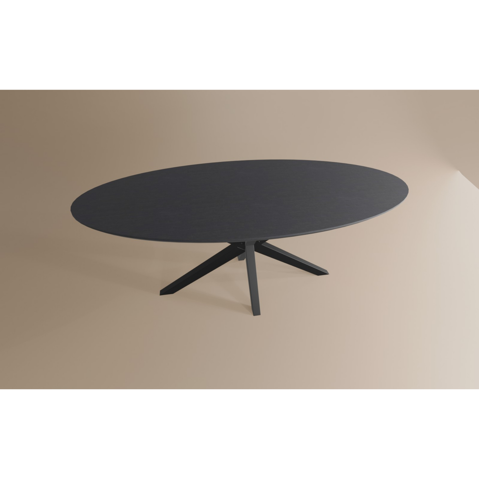 Salontafel Ovaal Lamulux 135 x 67 x 42