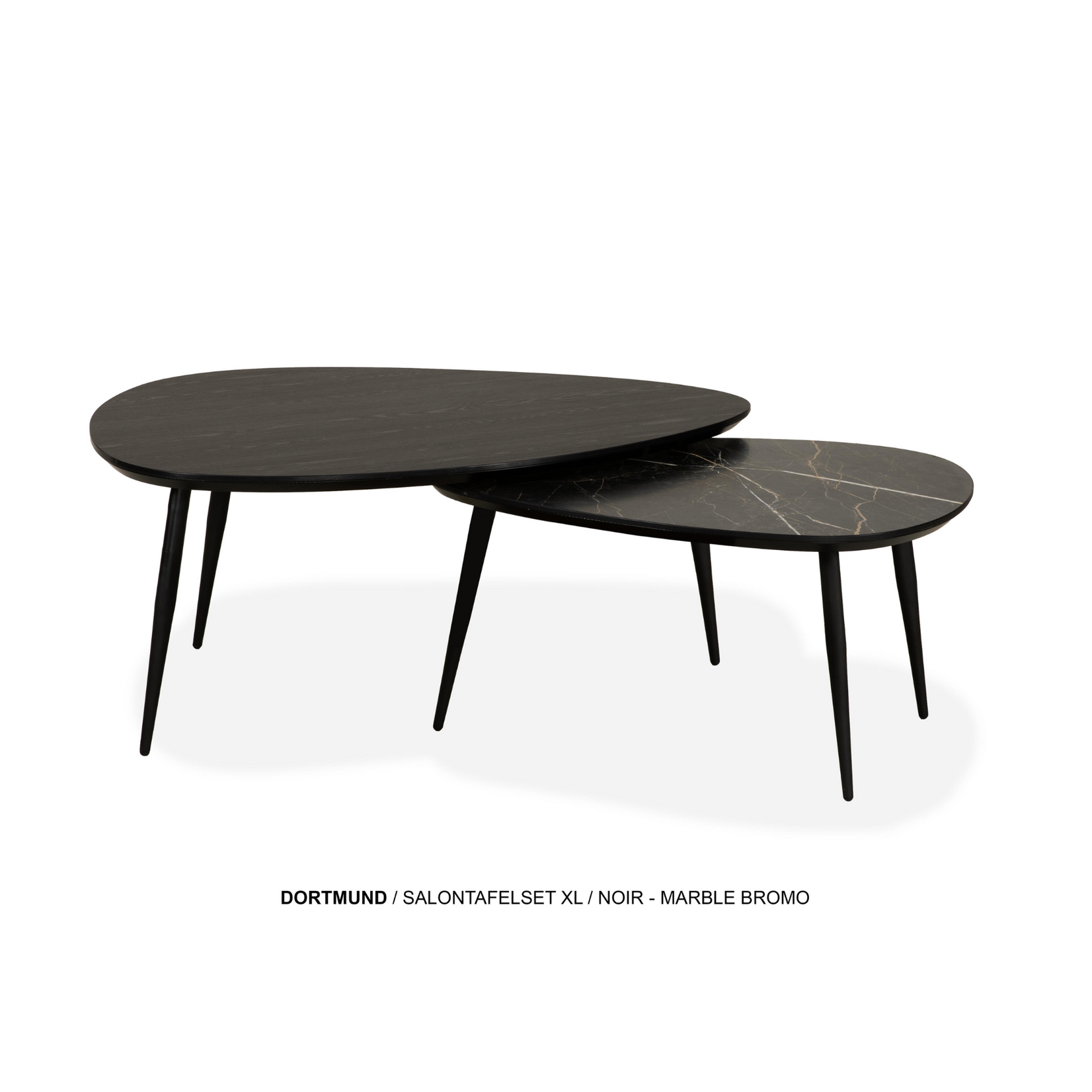 Dortmund Dortmund XL Salontafel set ovaal - Lamulux