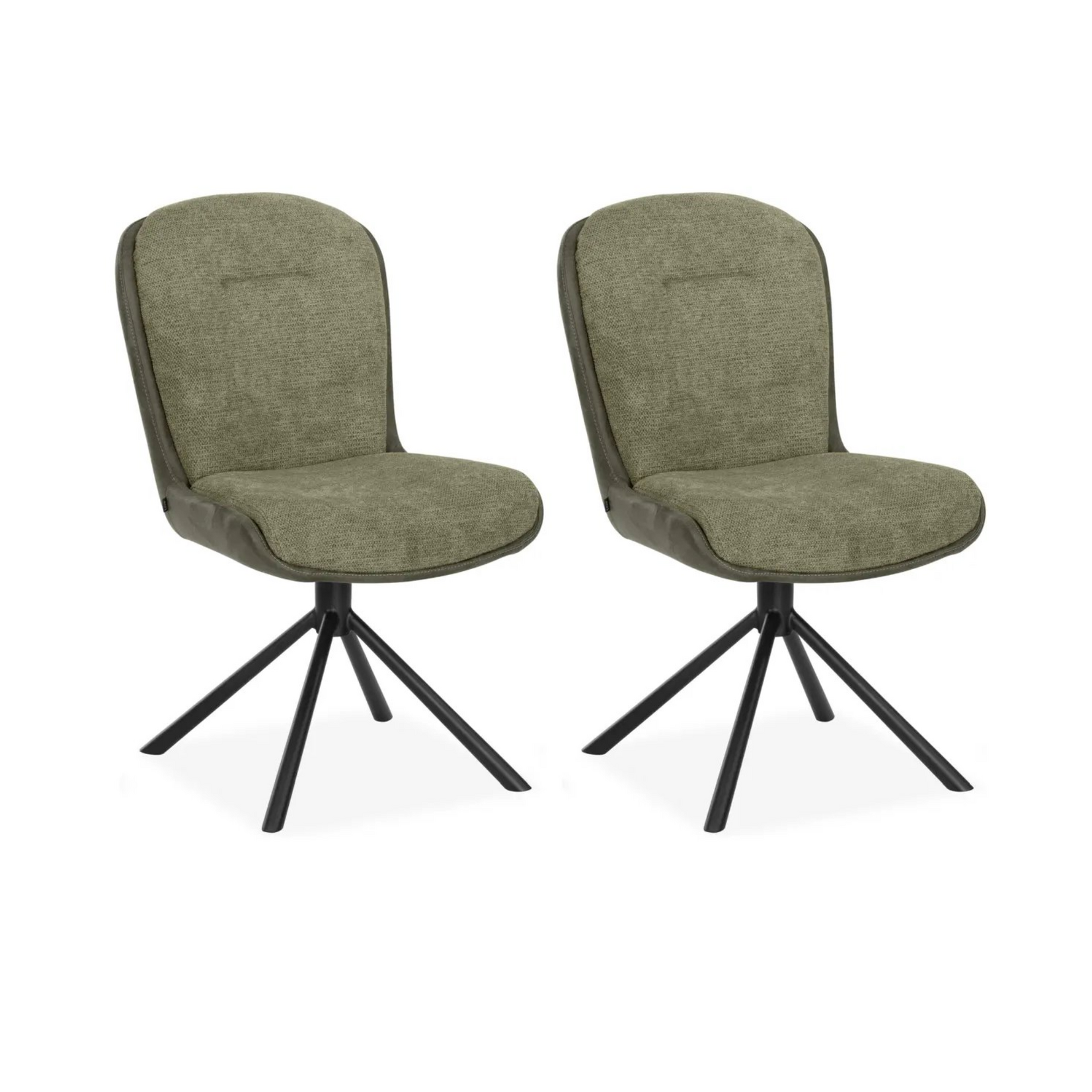 Trafford Eetkamerstoel Trafford  Chicago Grey – Draaibaar – Duo Stof - Copy