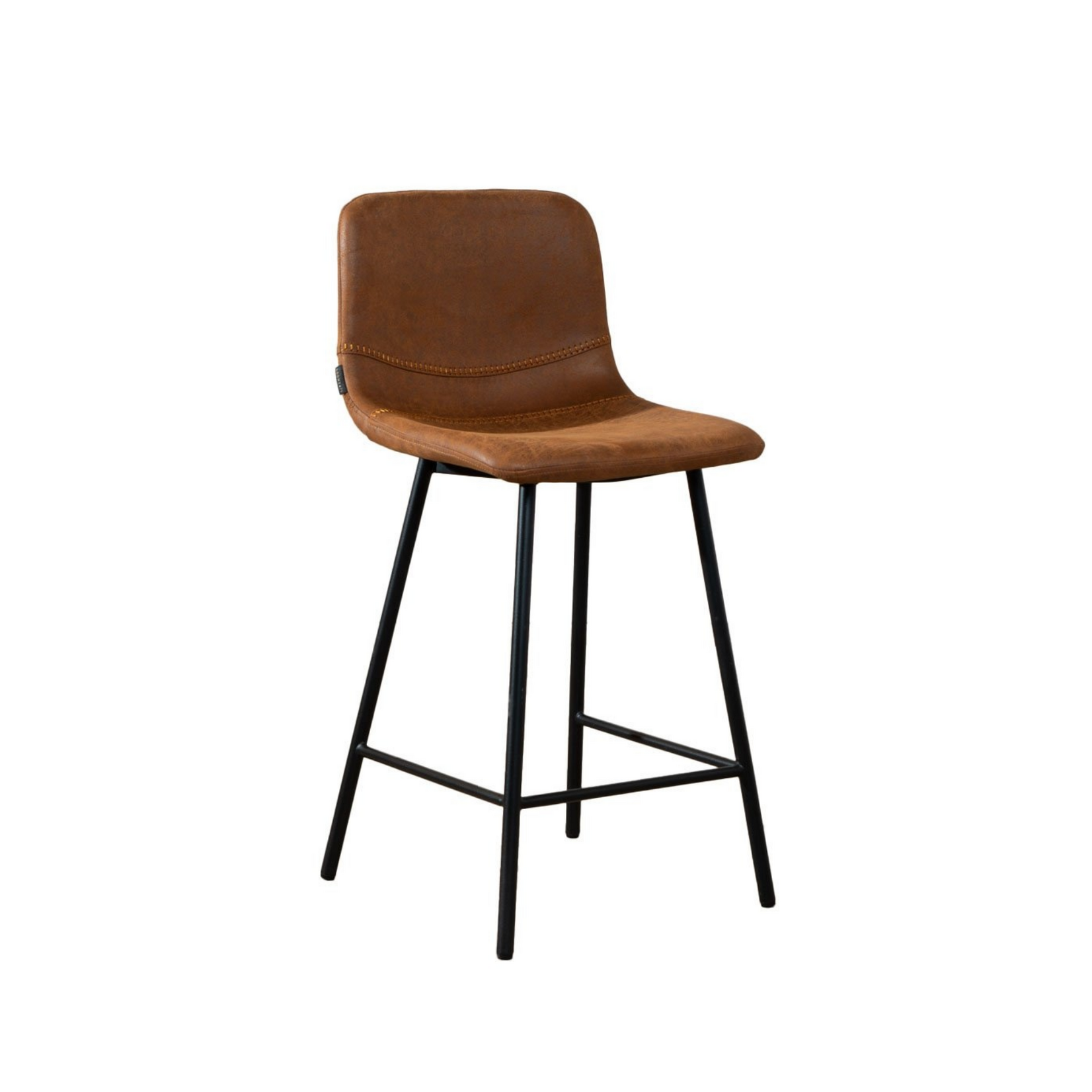 Barkruk Mikky Cognac eco-leer 65-78 cm