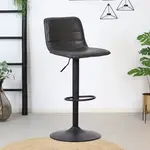 Barkruk Boston leer 60-76 cm Antraciet