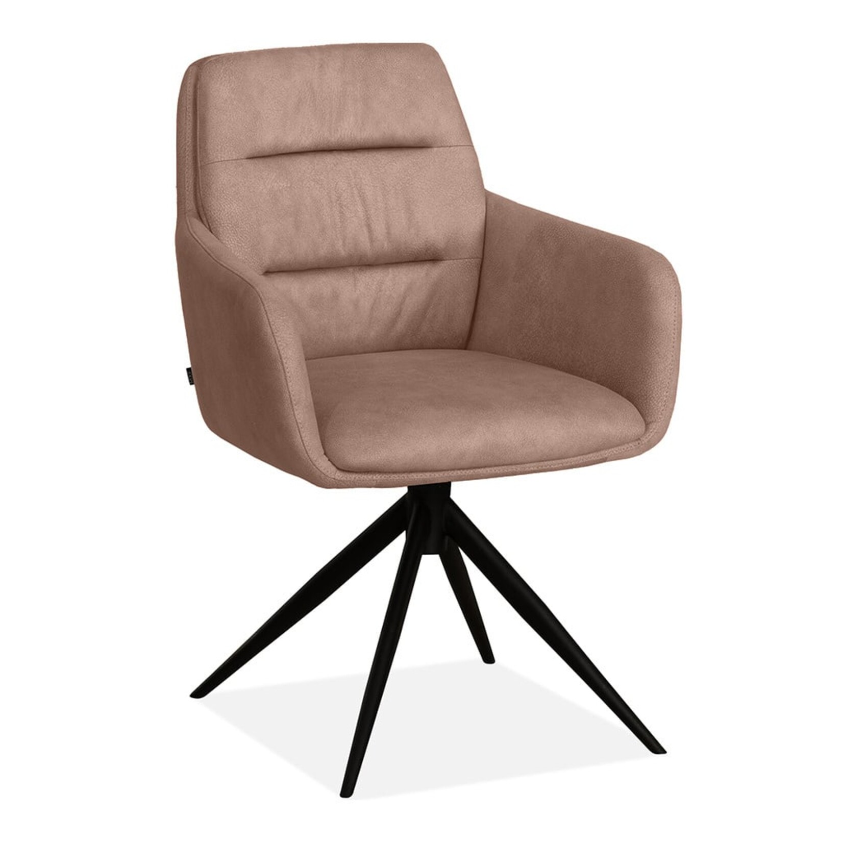 Maxfurn Eetkamerstoel Paco Taupe draaibaar