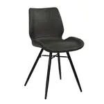 Barrel Stoel Barrel Zwart Eco-Leer