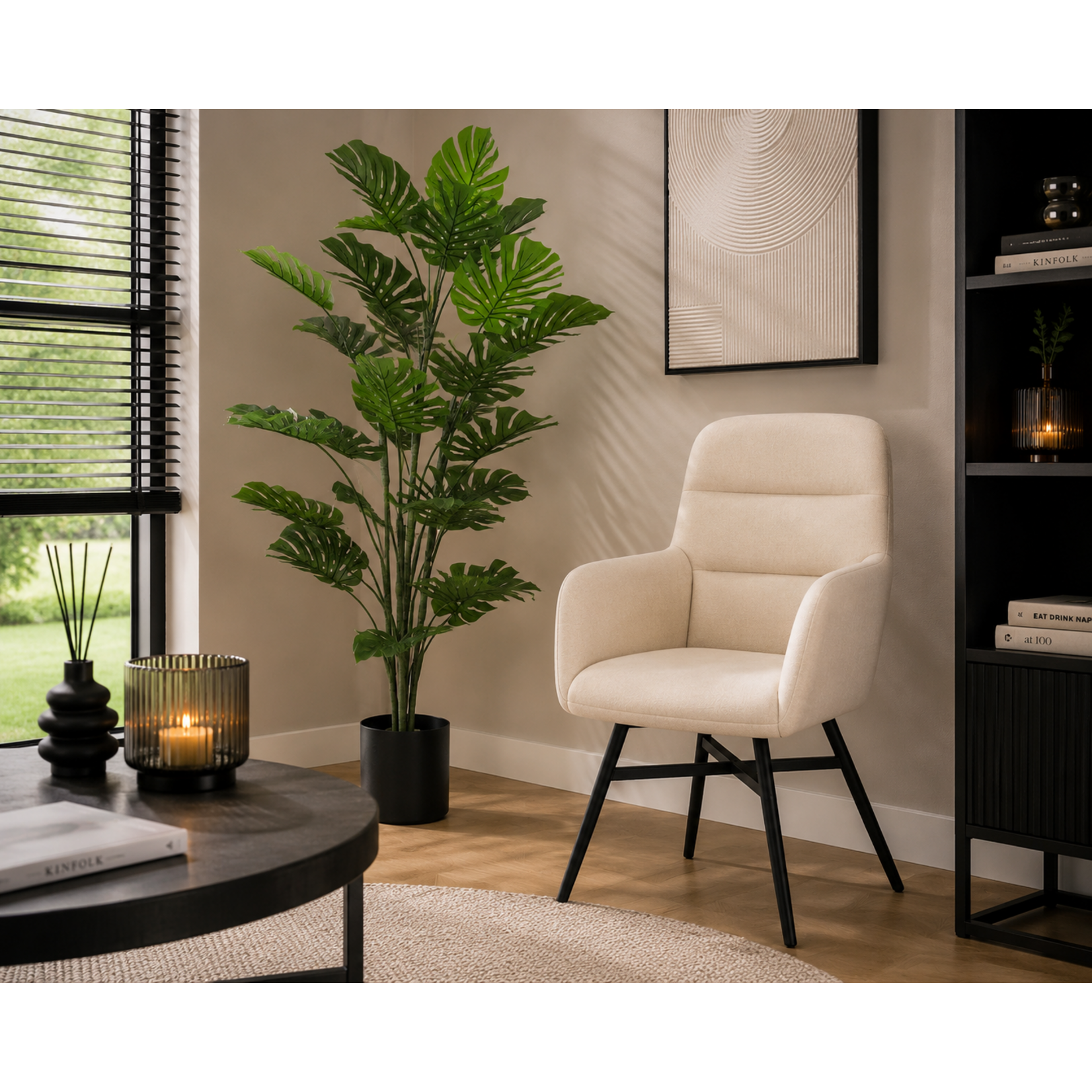 NeverLeafs Monstera kunstplant 160 cm – Tropisch Zuid-Amerika