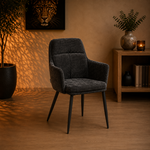 Maxfurn Eetkamerstoel Donna Zwart