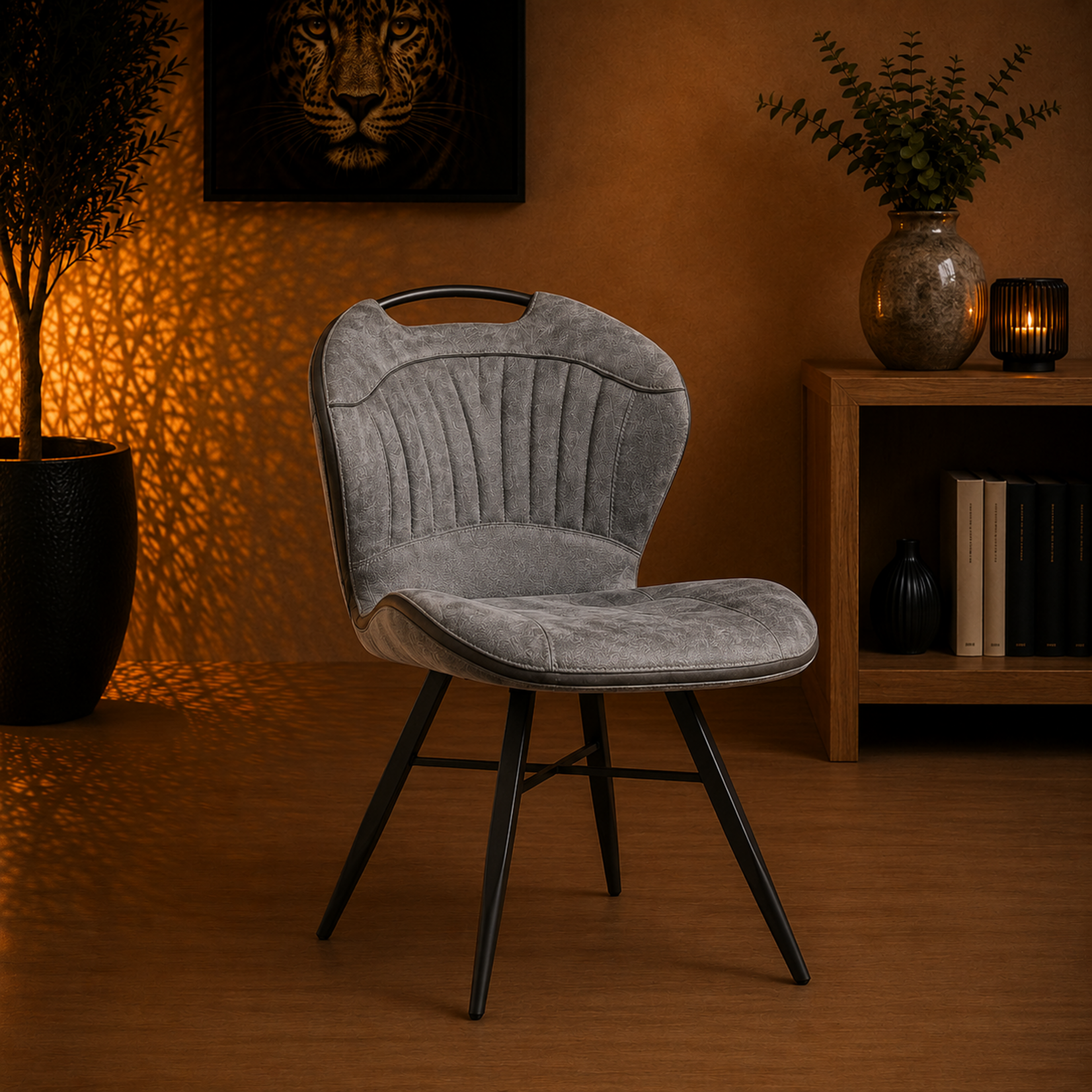 Maxfurn Eetkamerstoel SPLASH Antraciet