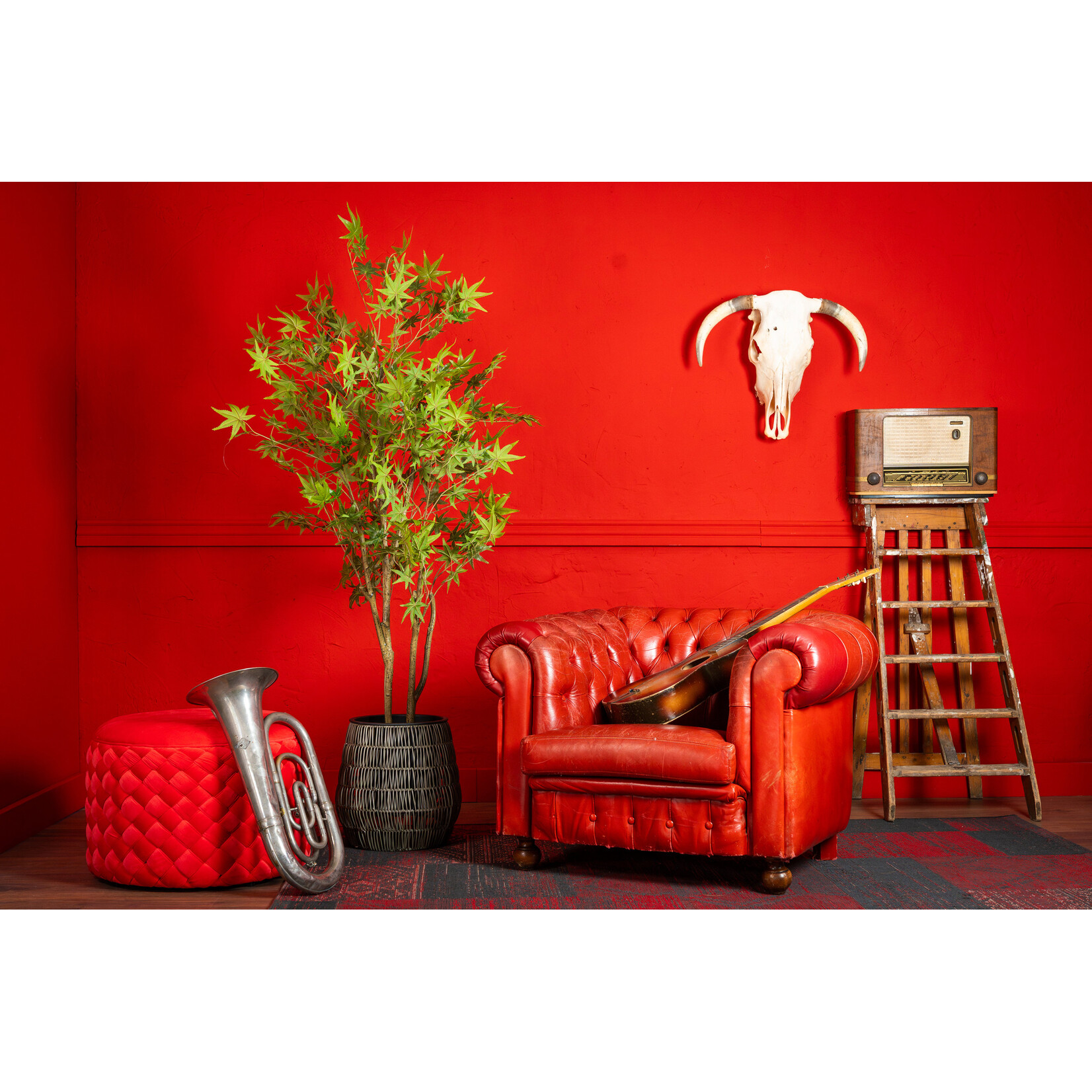 NeverLeafs Kunstplant groene Esdoorn 180cm