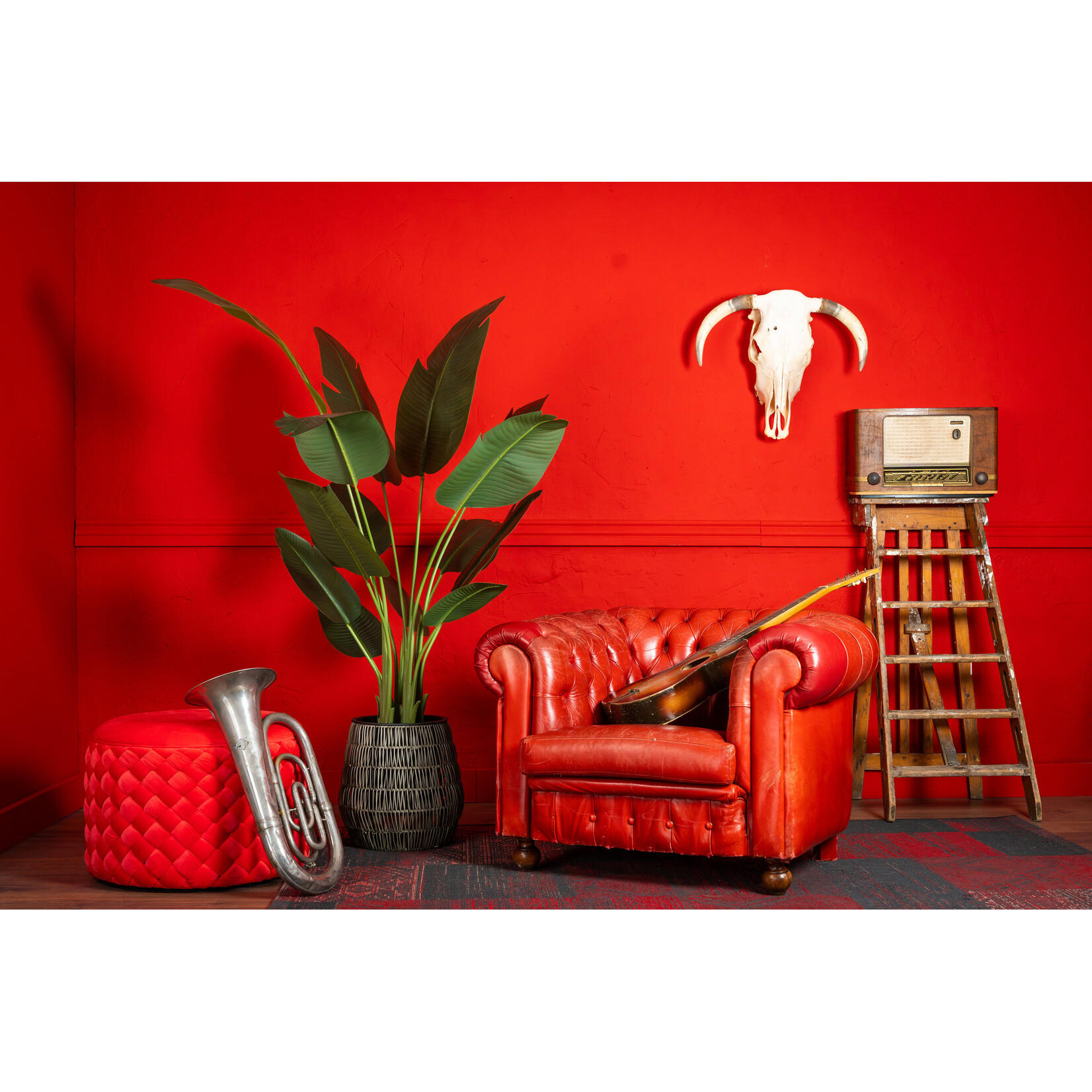 NeverLeafs Kunstplant Strelitzia 200 cm real touch