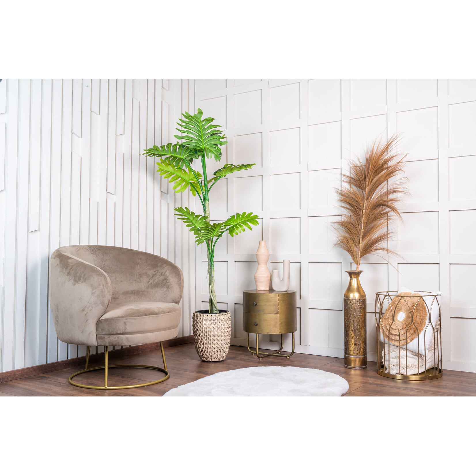 NeverLeafs Kunstplant 160 cm Philodendron