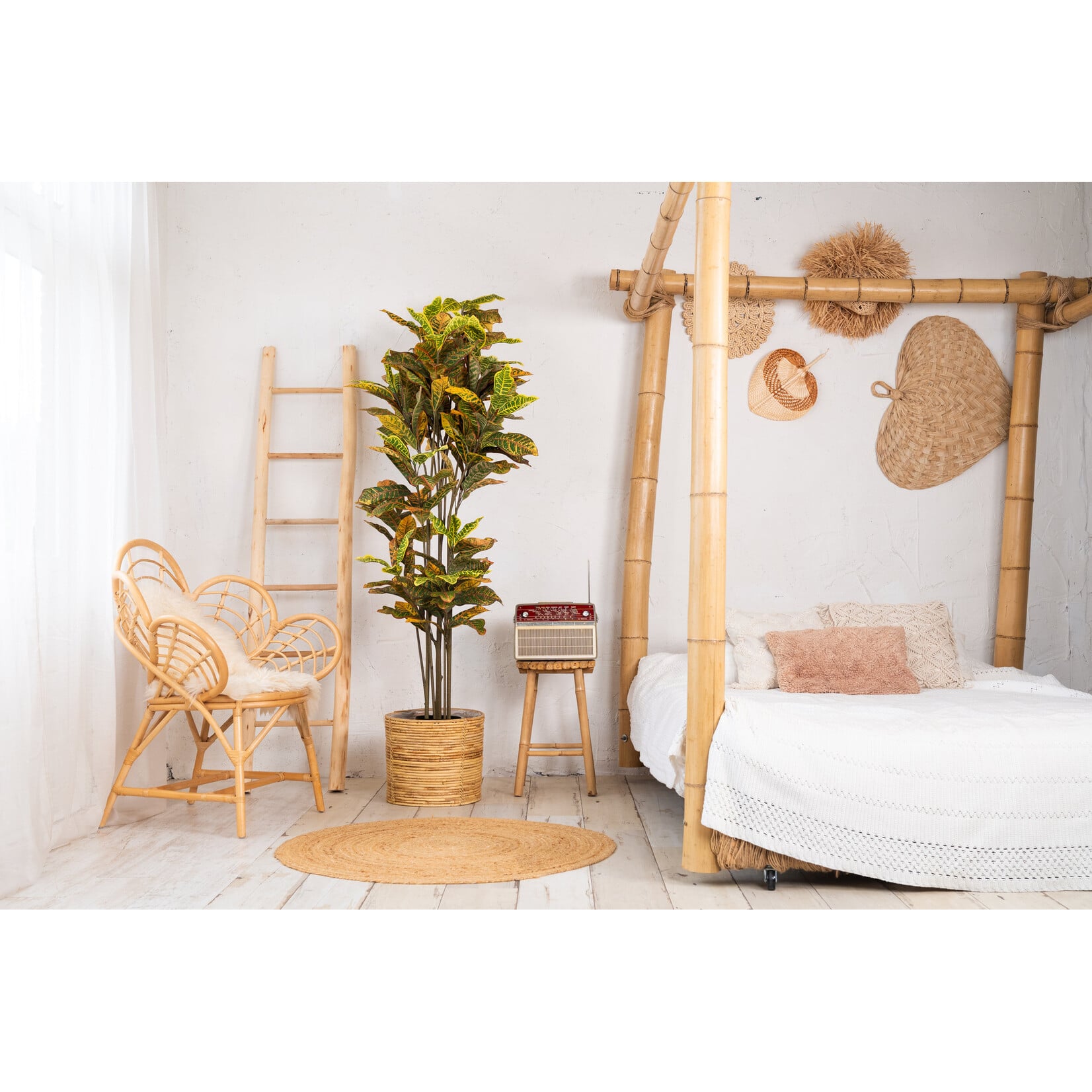 NeverLeafs Kunstplant Ficus Deluxe 180 cm