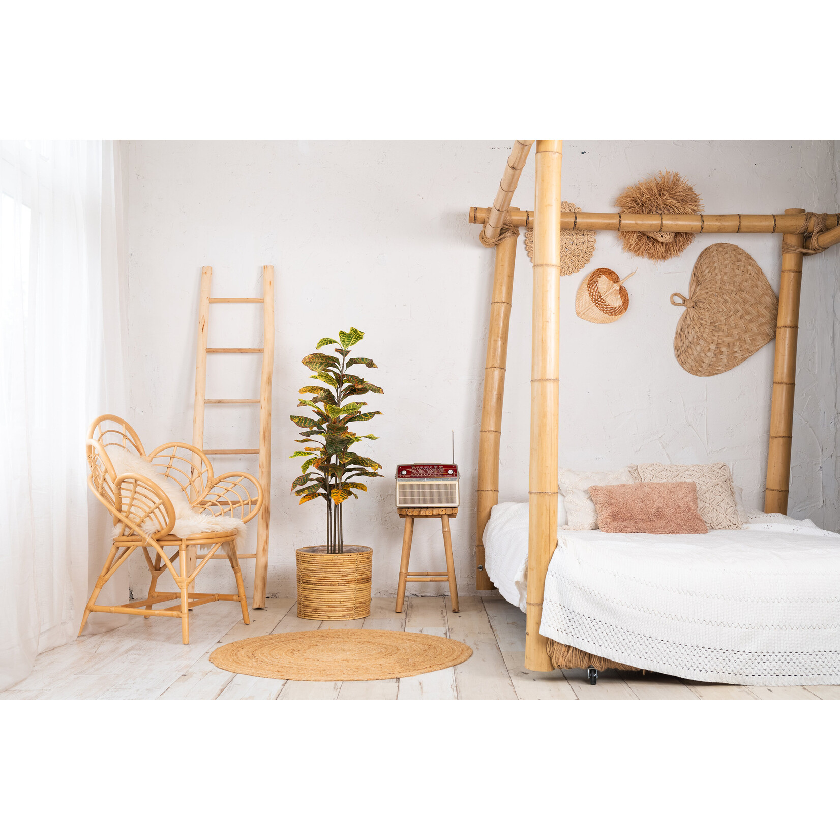 NeverLeafs Kunstplant Ficus 120cm