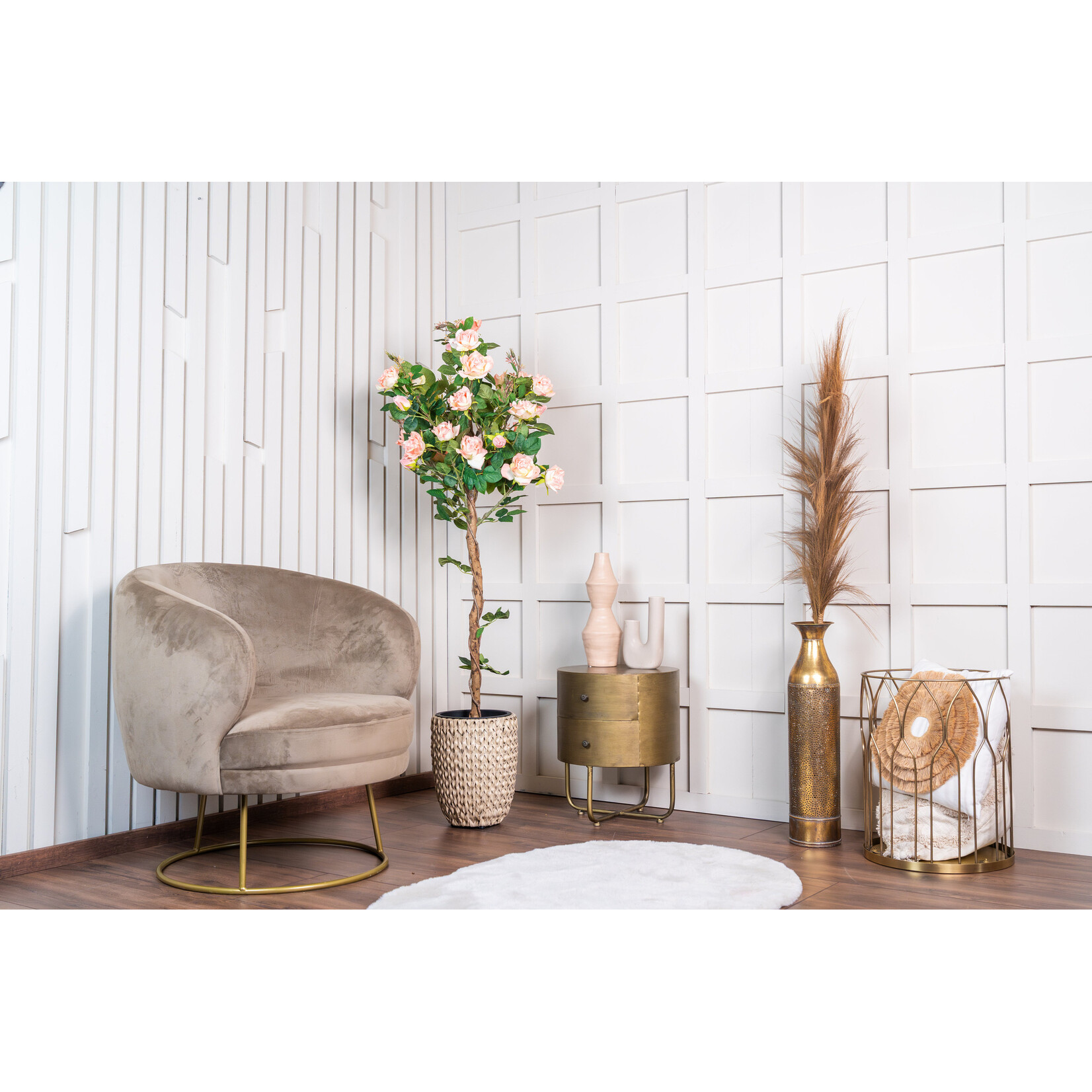 NeverLeafs Rozen kunstboom 140 cm