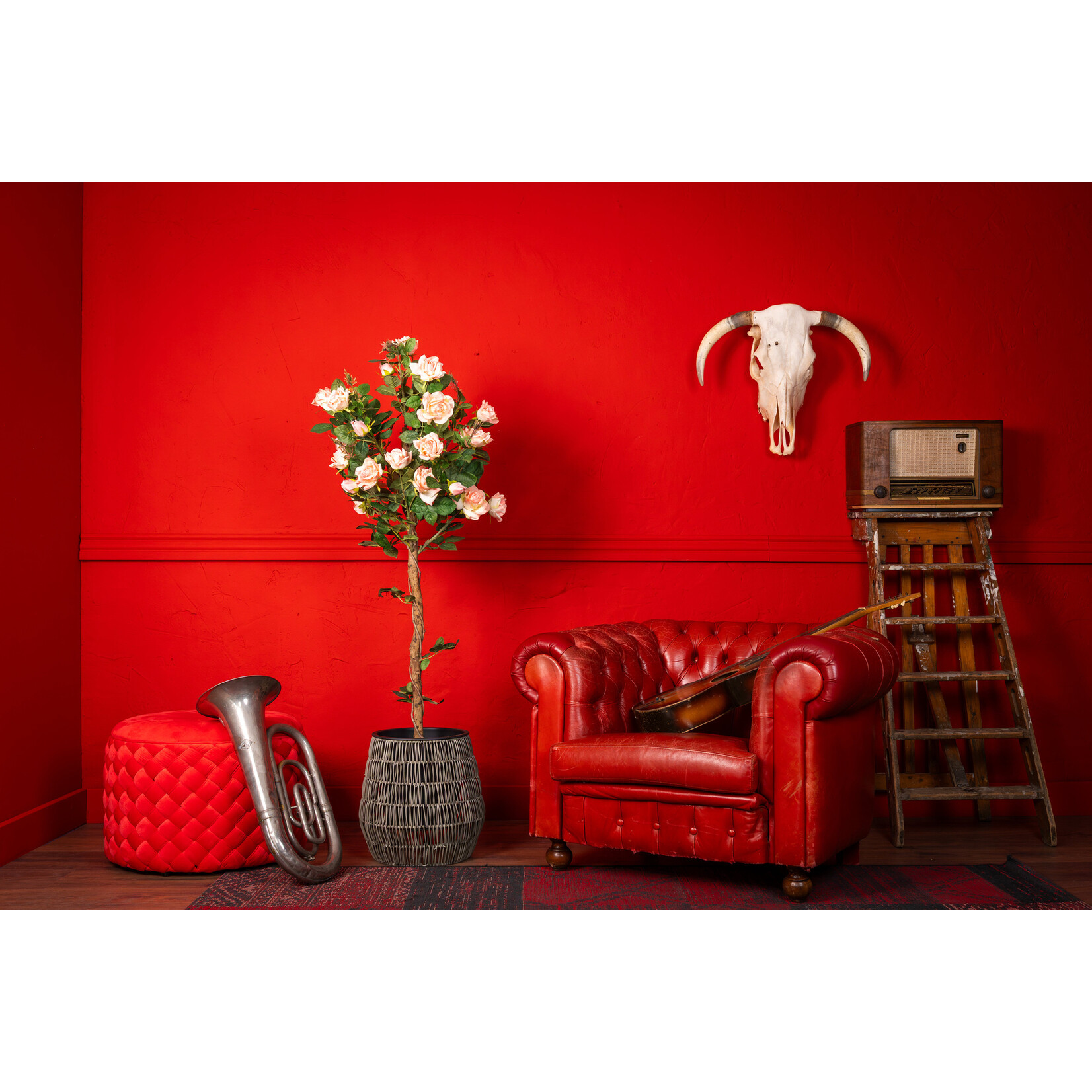 NeverLeafs Rozen kunstboom 140 cm