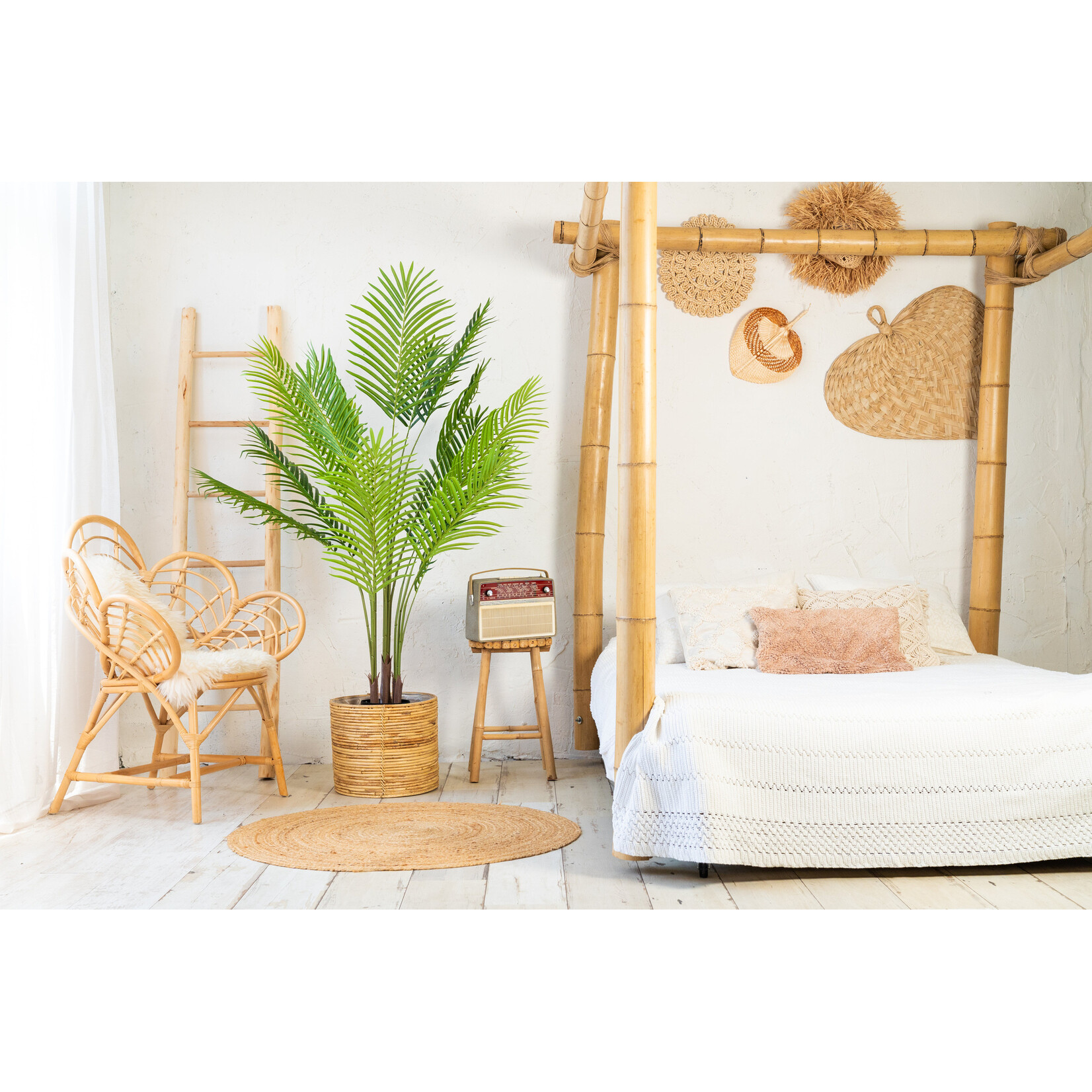 NeverLeafs Kunstplant Palm Phoenix 160 cm