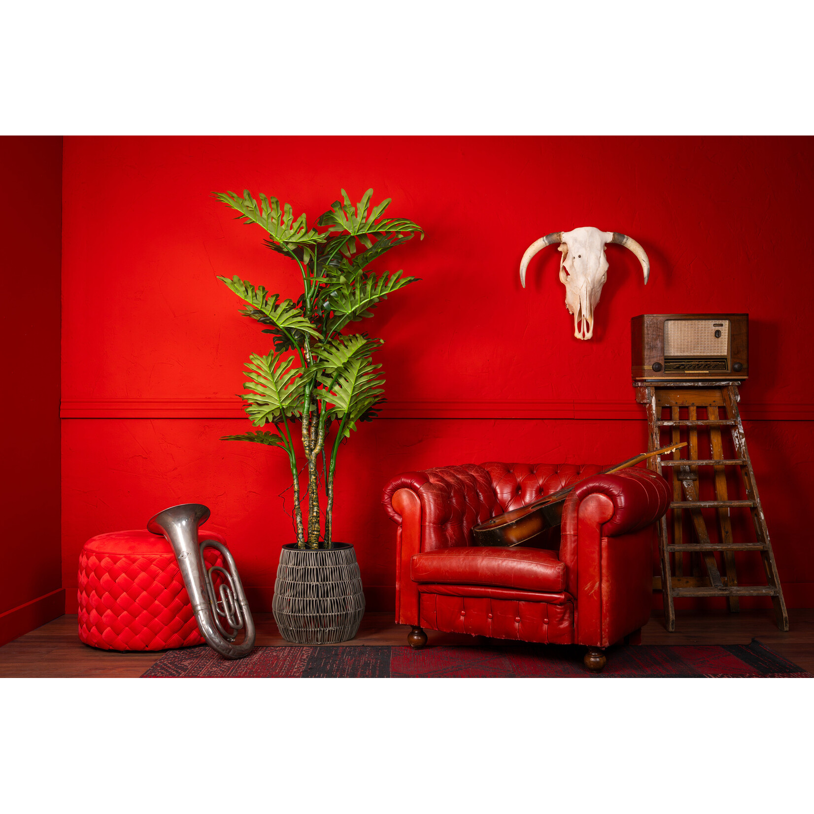 NeverLeafs Philondendron kunstplant Deluxe 180cm
