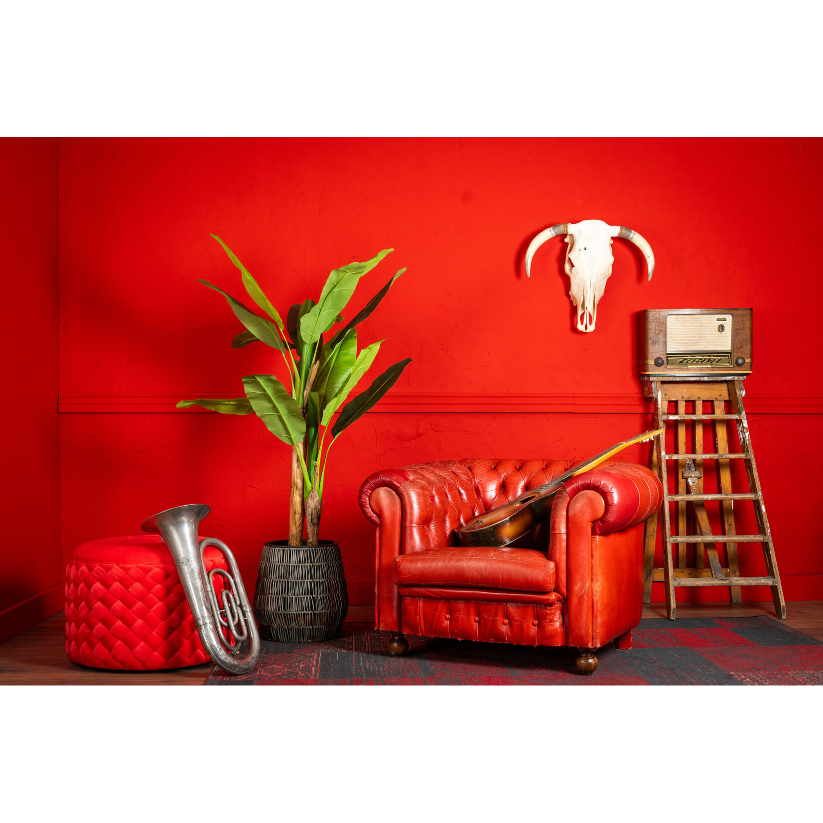 NeverLeafs Kunstplant  Bananenplant  160 cm