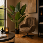 NeverLeafs Kunstplant Strelitzia 150 cm real touch