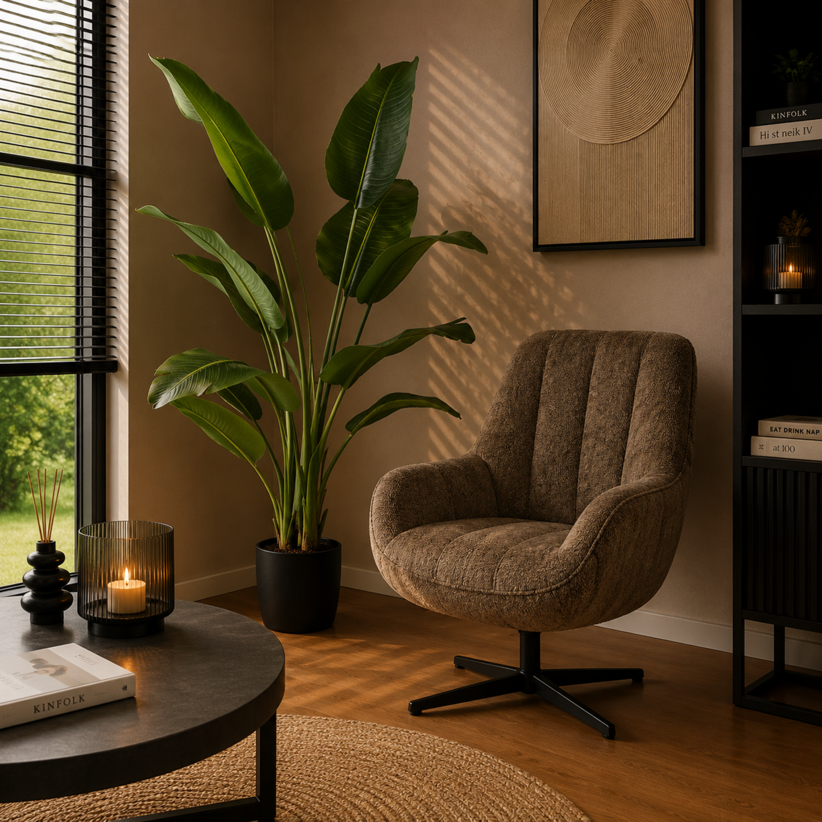 NeverLeafs Kunstplant Strelitzia 200 cm real touch
