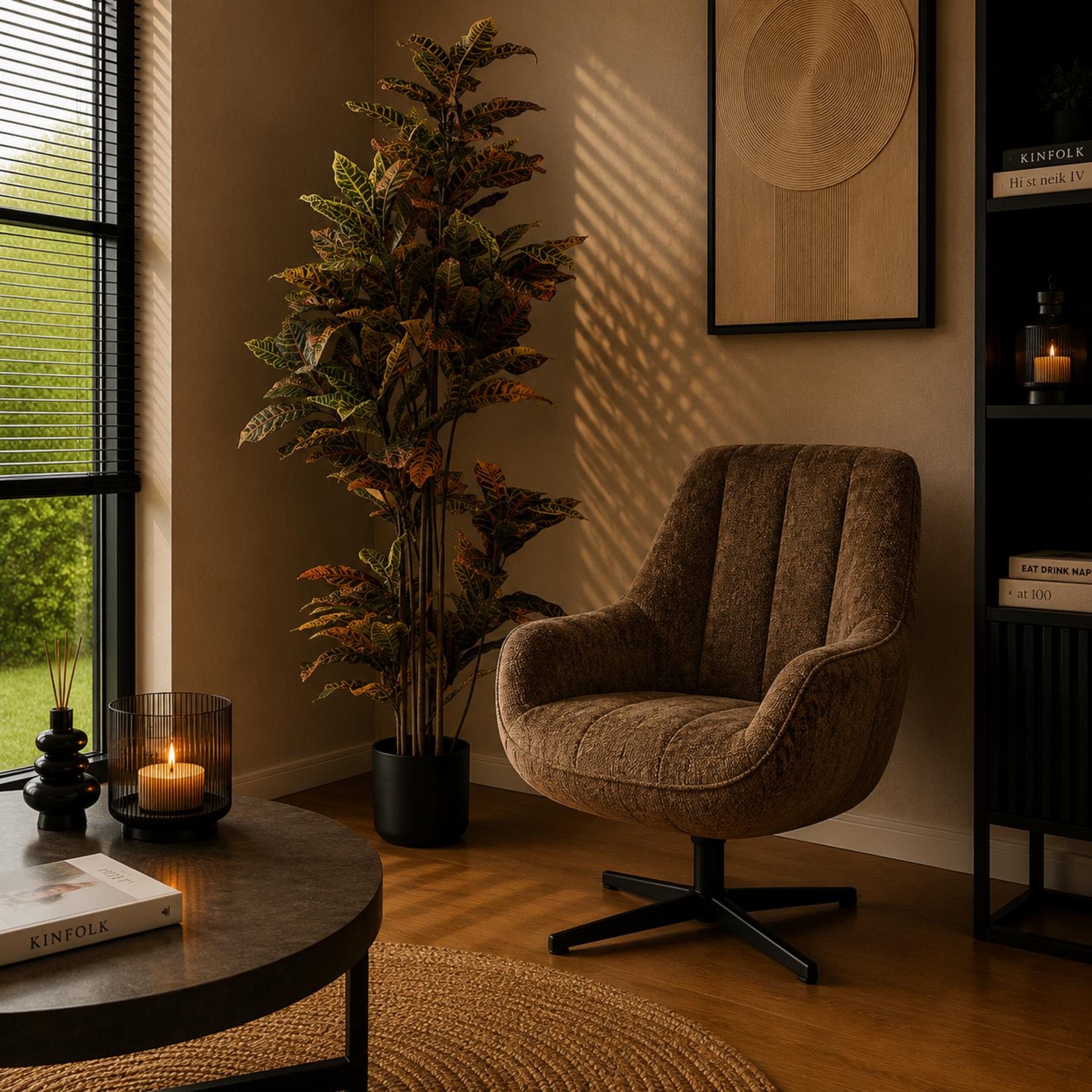 NeverLeafs Kunstplant Ficus Deluxe 180 cm