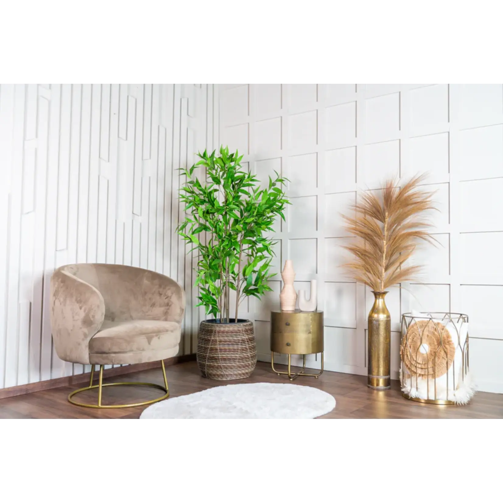 NeverLeafs Kunstplant Eucalyptus  Deluxe 160 cm