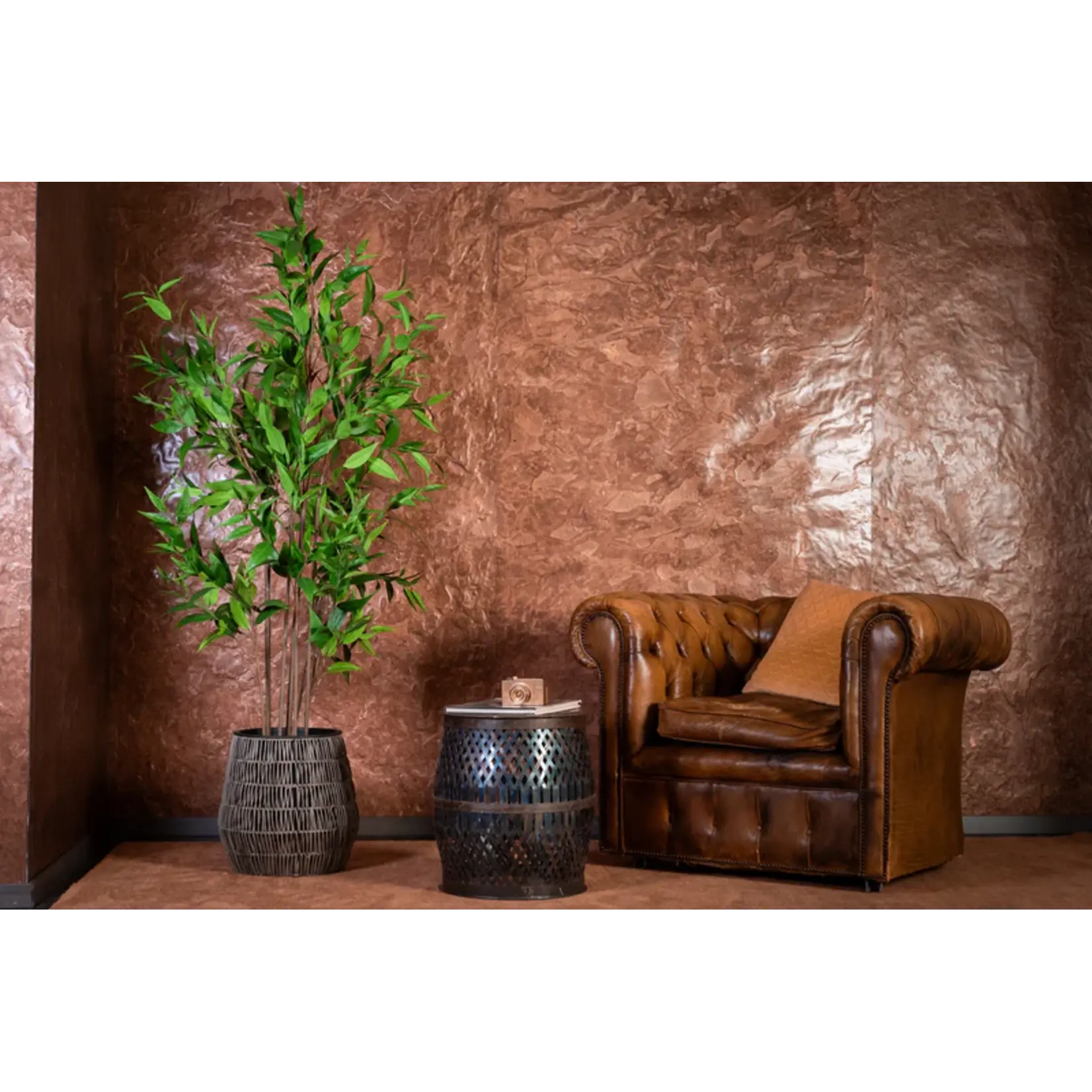 NeverLeafs Kunstplant Eucalyptus  Deluxe 140 cm