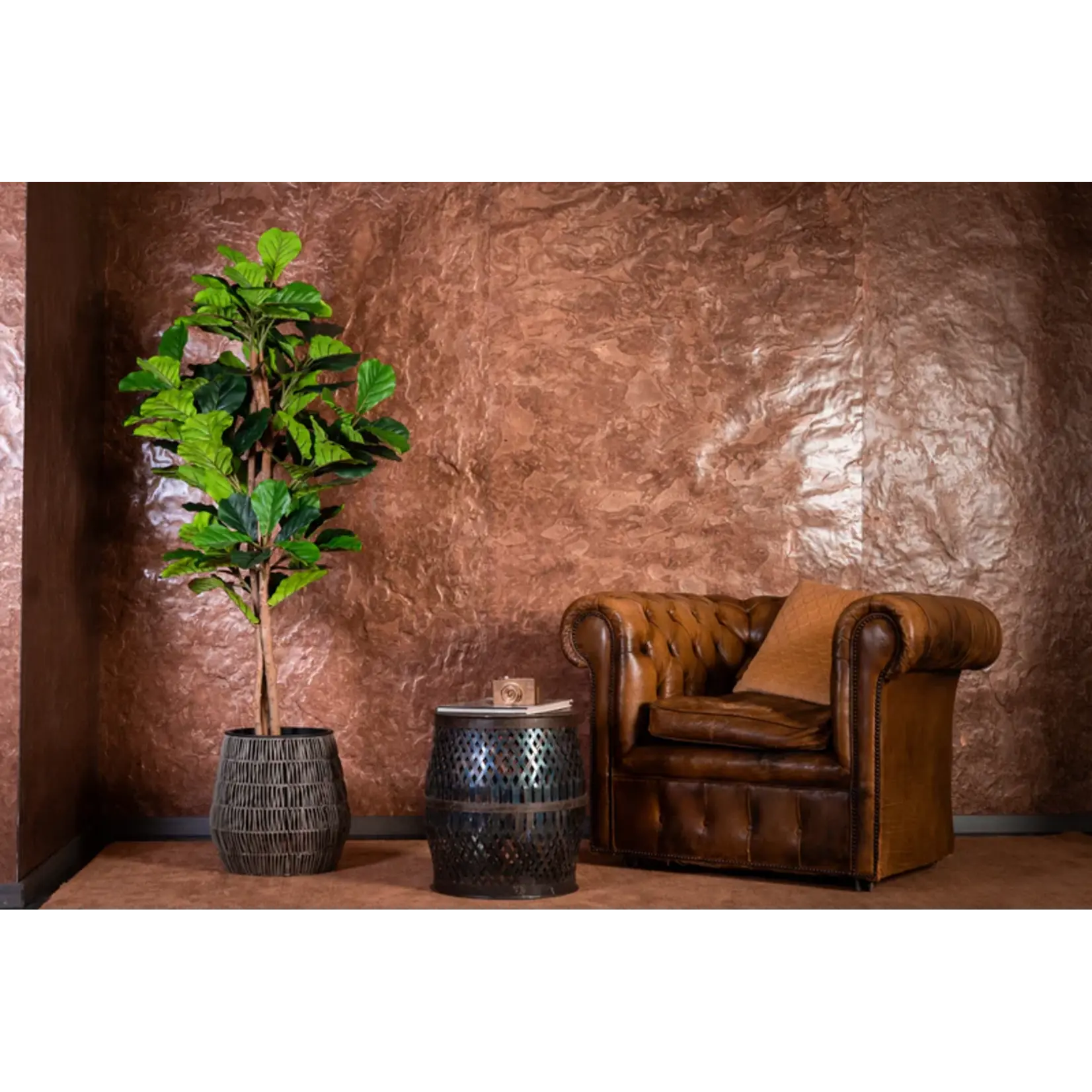 NeverLeafs Fiddle Leaf Fig kunstplant 185 cm - Stijlvolle vioolbladplant
