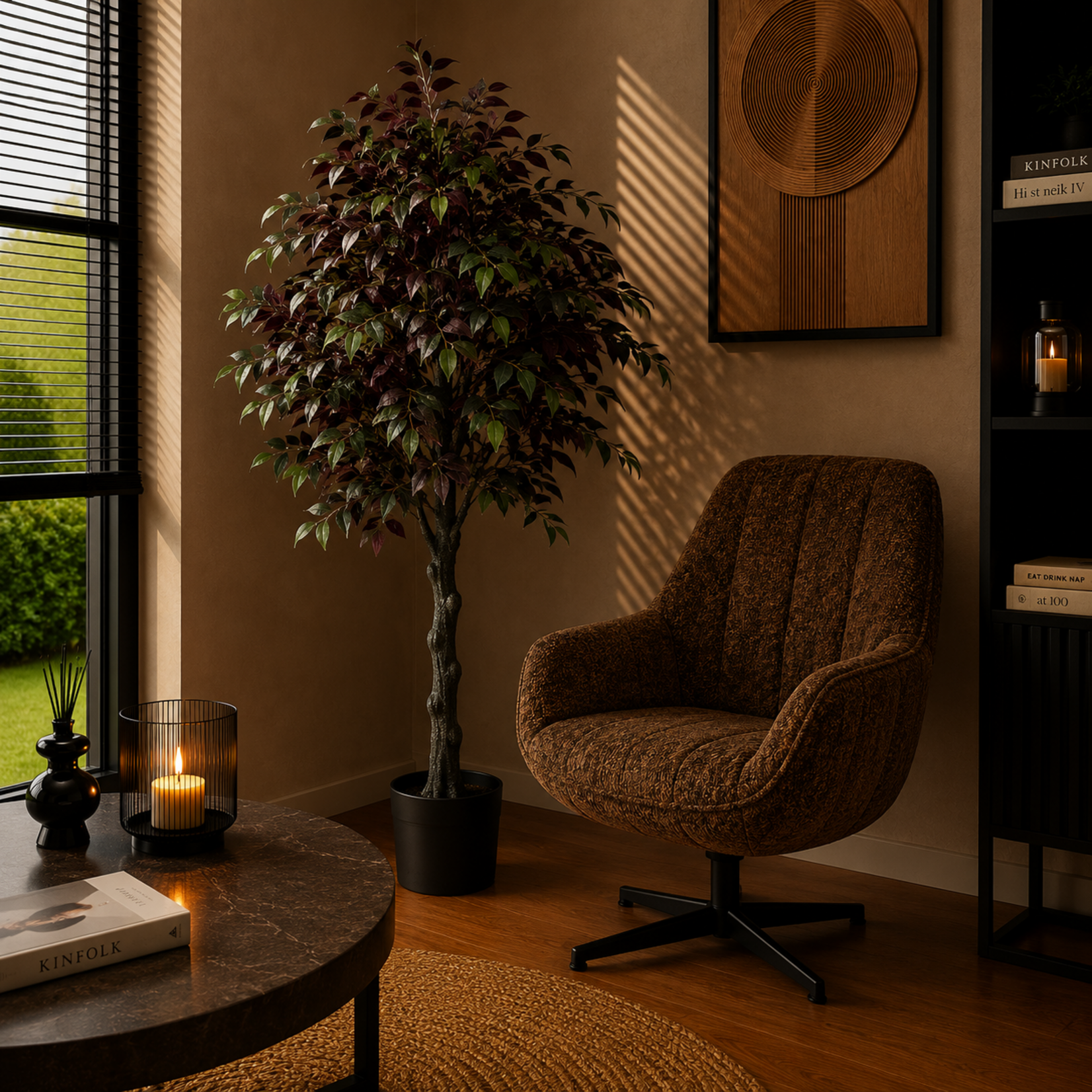NeverLeafs  Kunstplant  Ficus 150cm