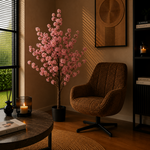 NeverLeafs Kunstplant  Bloesem Roze Deluxe 150cm
