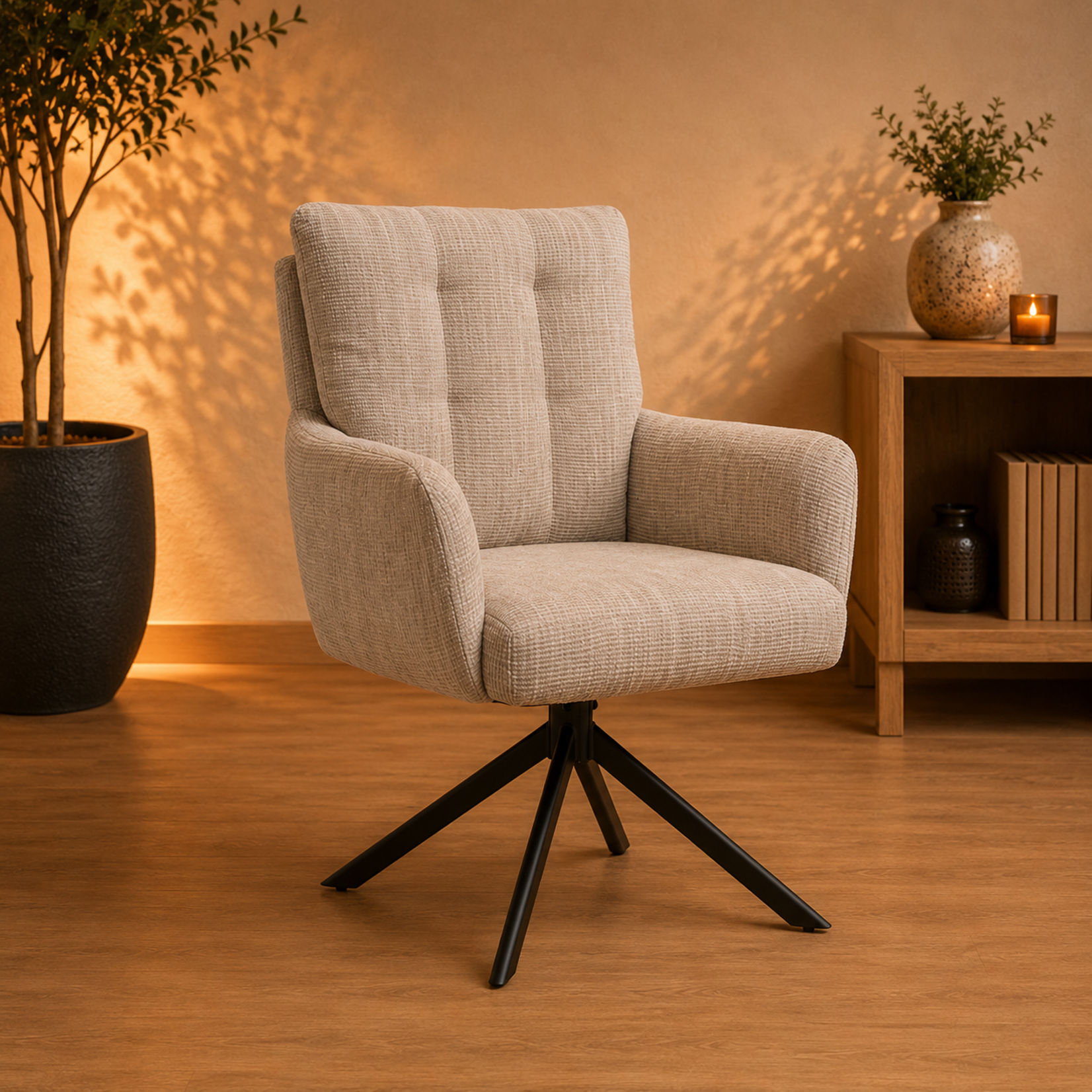 Eetkamerstoel Nobel Beige