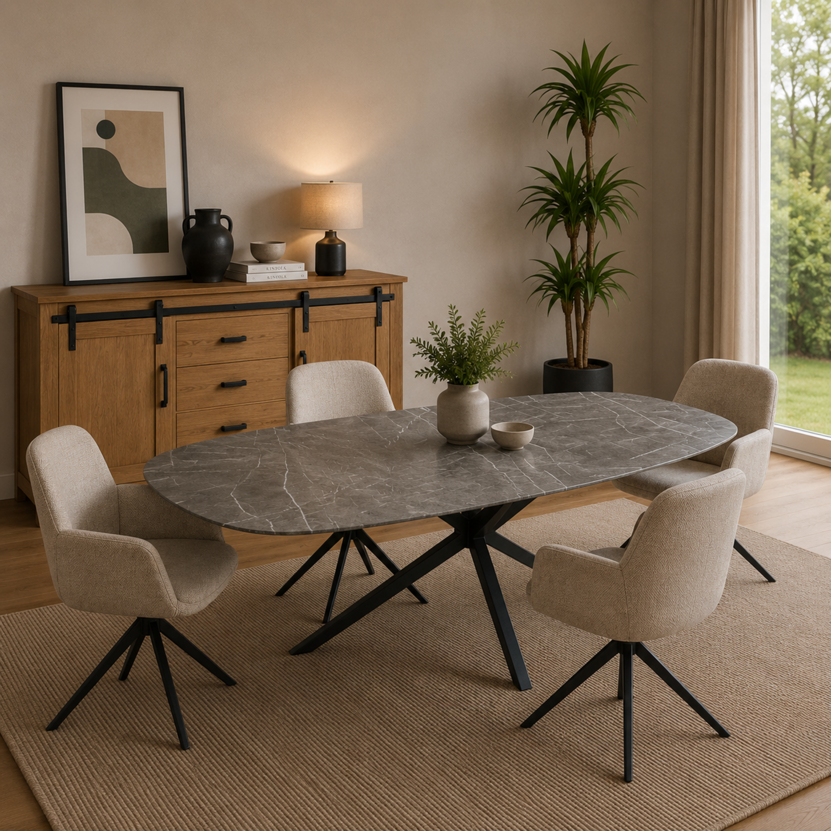 Wellington Deens Ovaal Lamulux 250x110x77 - 18 kleuren verkrijgbaar