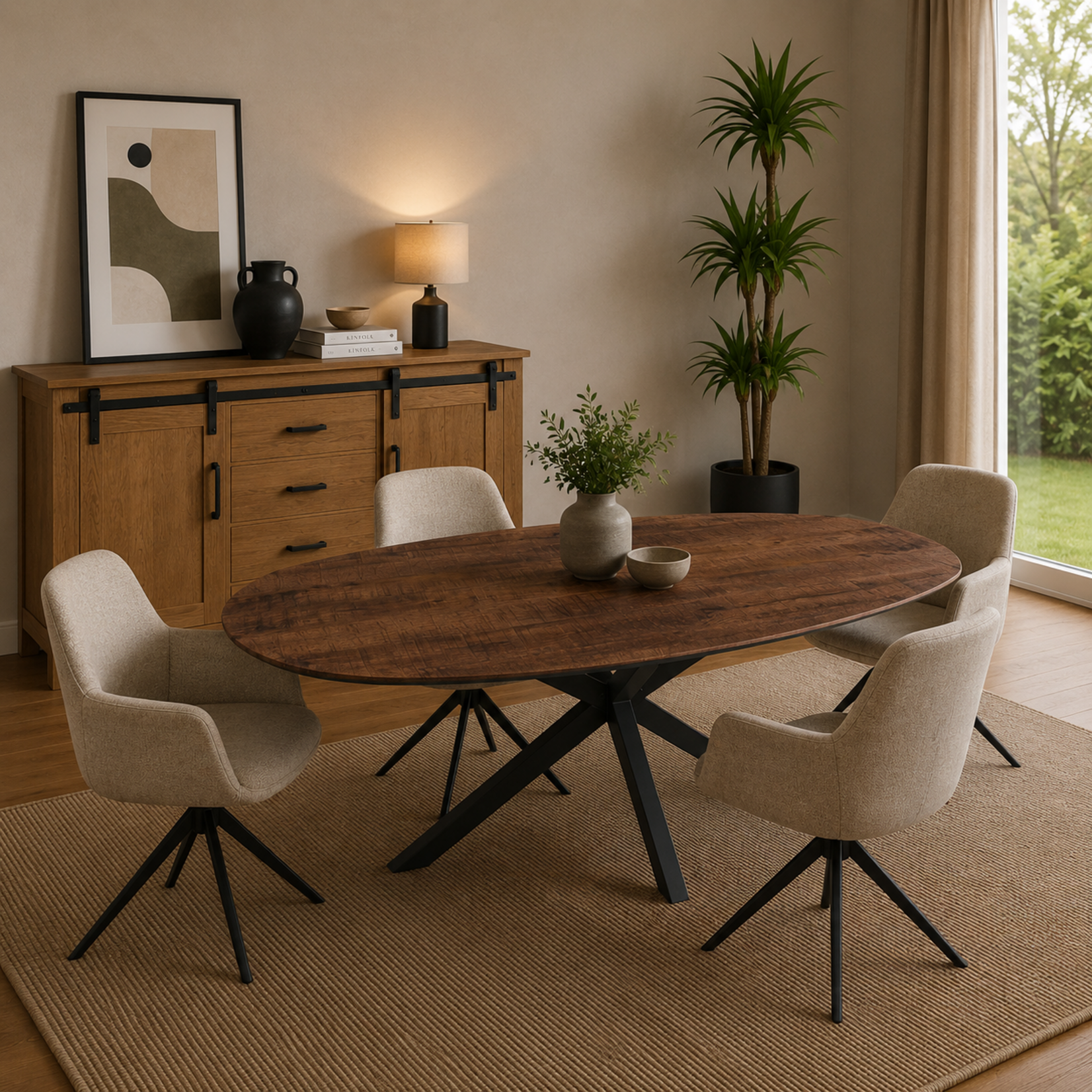 Deens Ovaal Lamulux 160x92x77