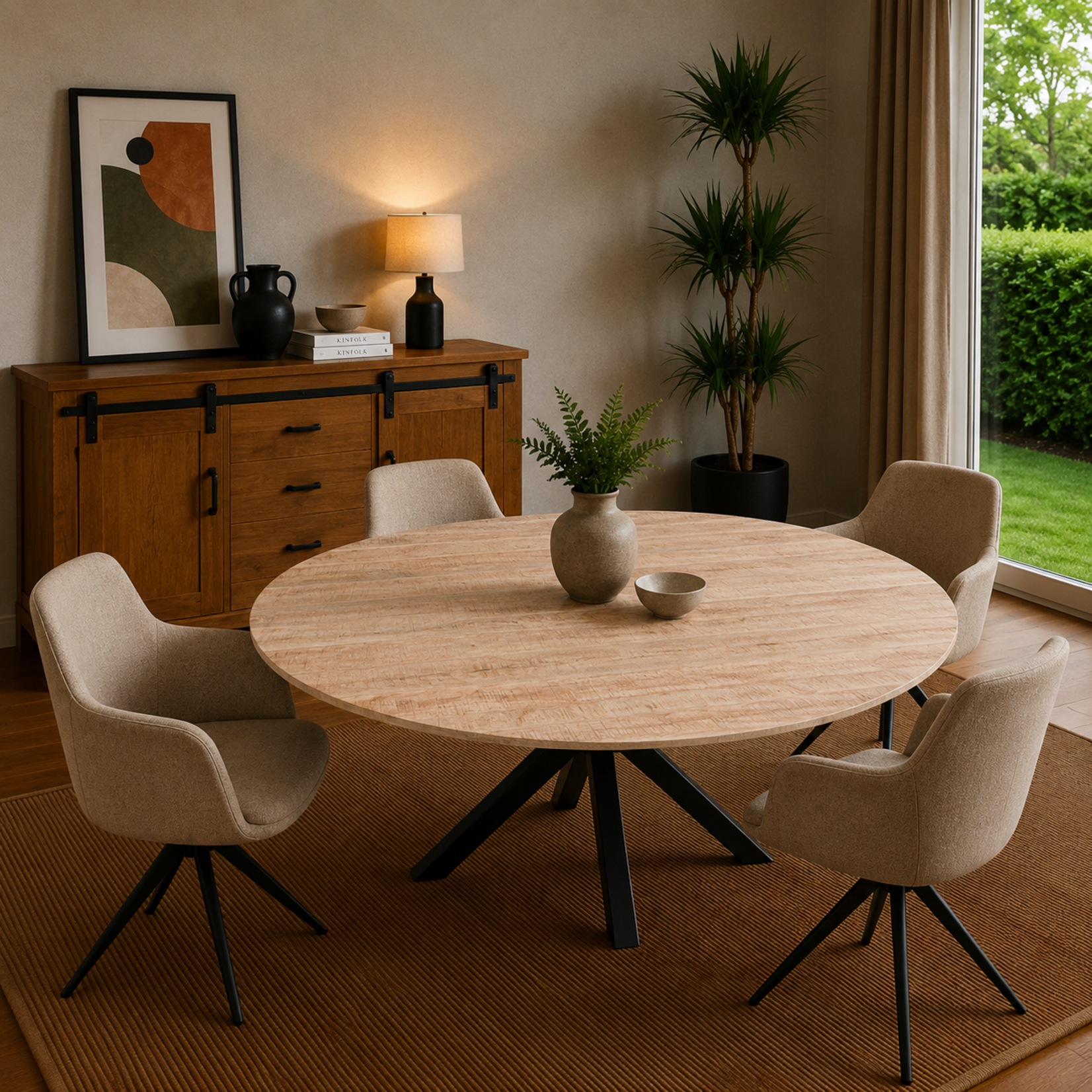 Eettafel Rond Lamulux Ø 120 cm x 77