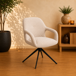RV Design Move armstoel Stof Sahara Linen - Relax functie - frame zwart