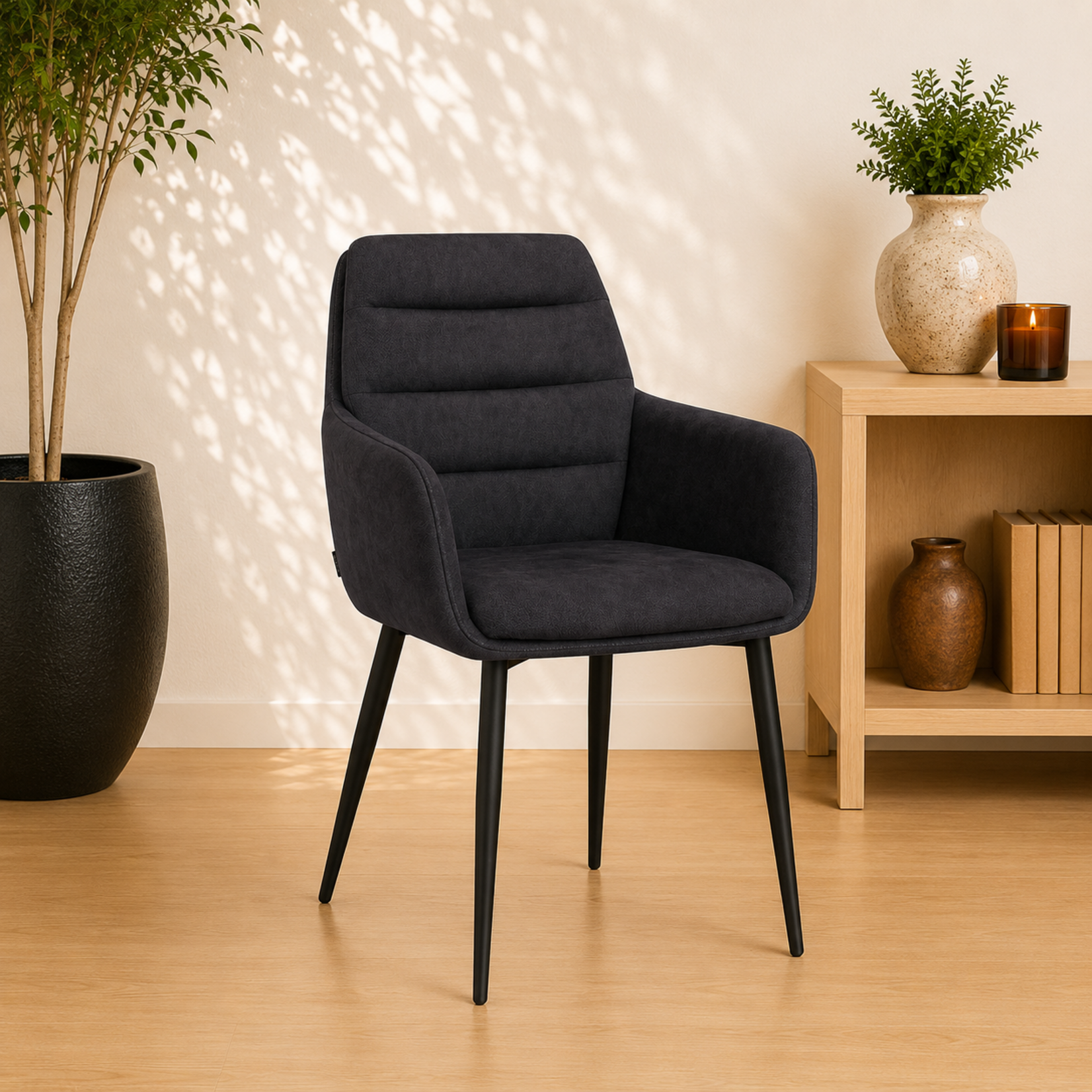 Maxfurn Eetkamerstoel Bailey Antraciet